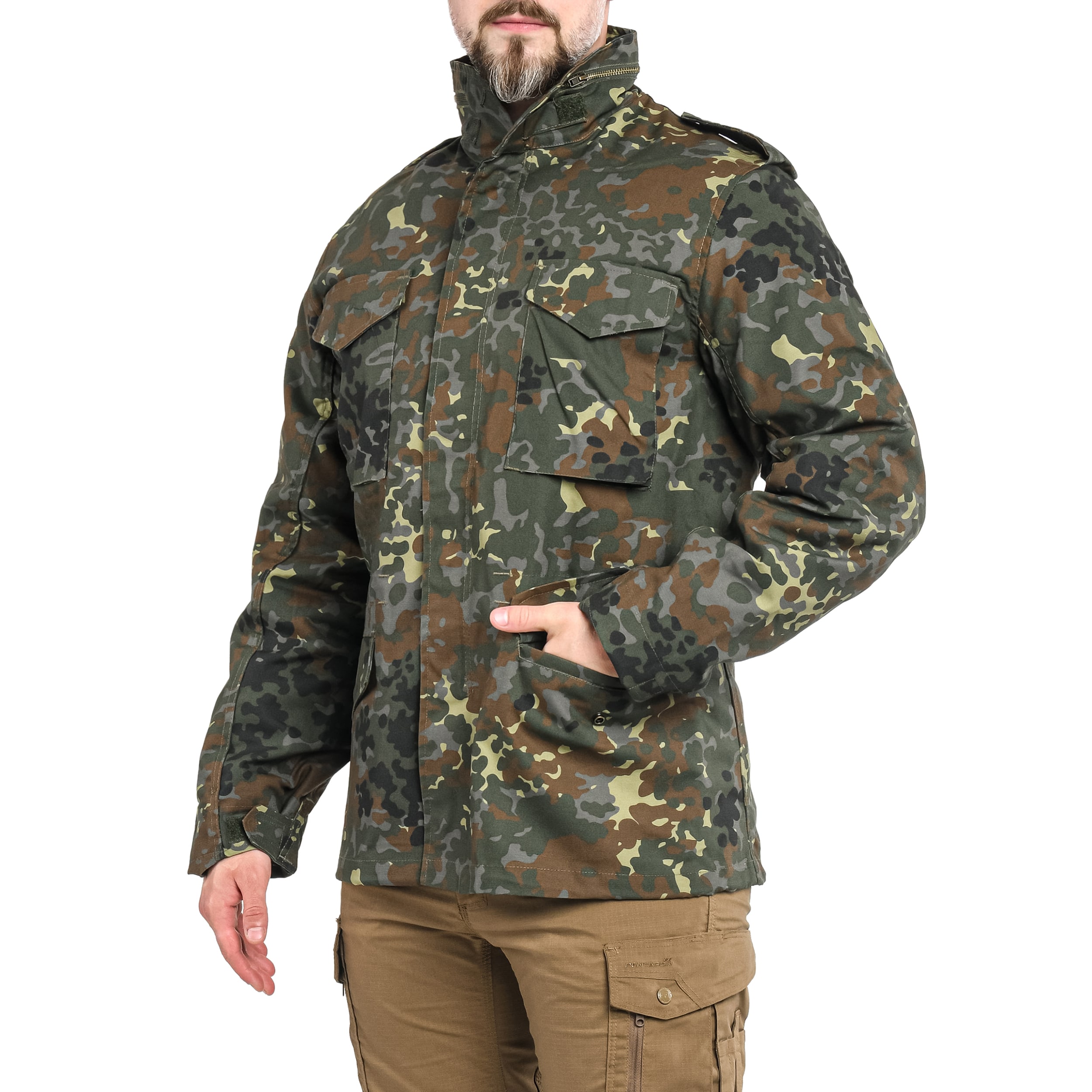 Куртка Brandit M65 Classic - Flecktarn