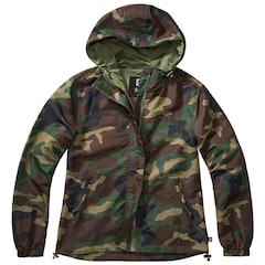 Kurtka damska Brandit Summer Windbreaker Frontzip - Woodland
