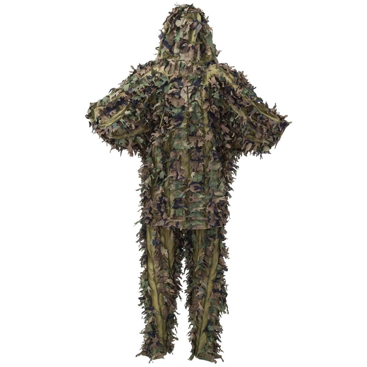 Камуфляжний костюм Helikon Leaf Ghilie Set US Woodland