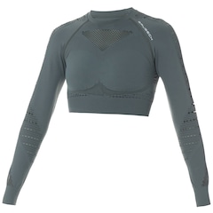 Koszulka damska Brubeck Rashguard Gym - Zielona