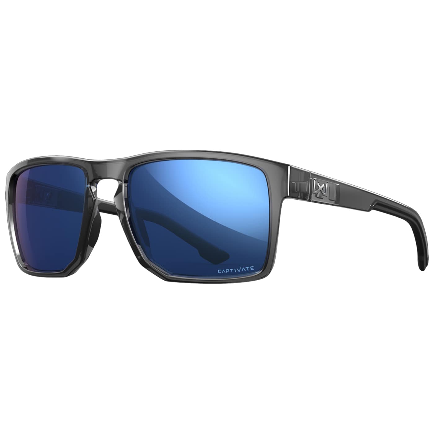 Okulary Wiley X Founder - Captivate Polarized Blue/Gloss Crystal Grey