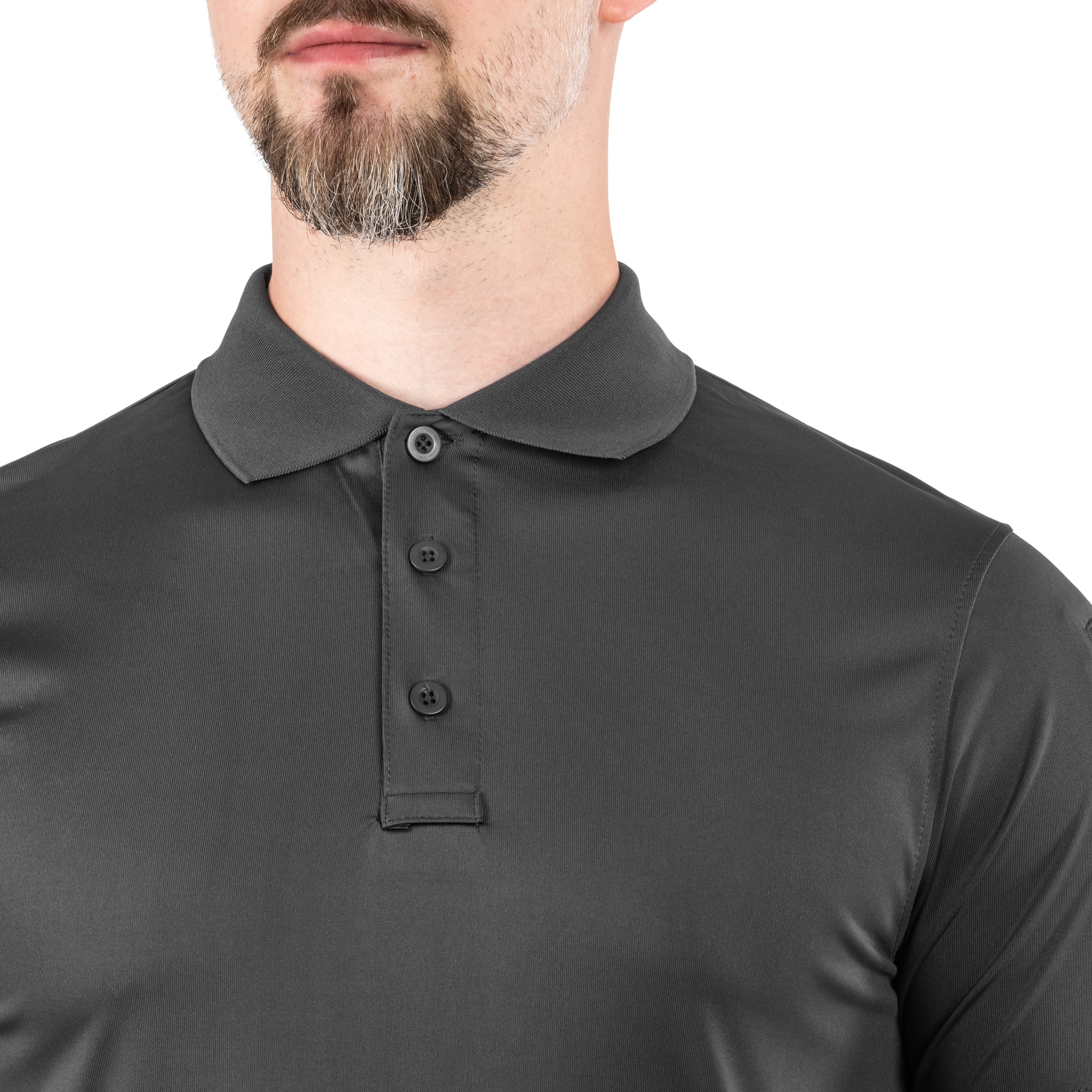 Koszulka termoaktywna polo Stoirm Performance Tactical P-01 - Dark Grey