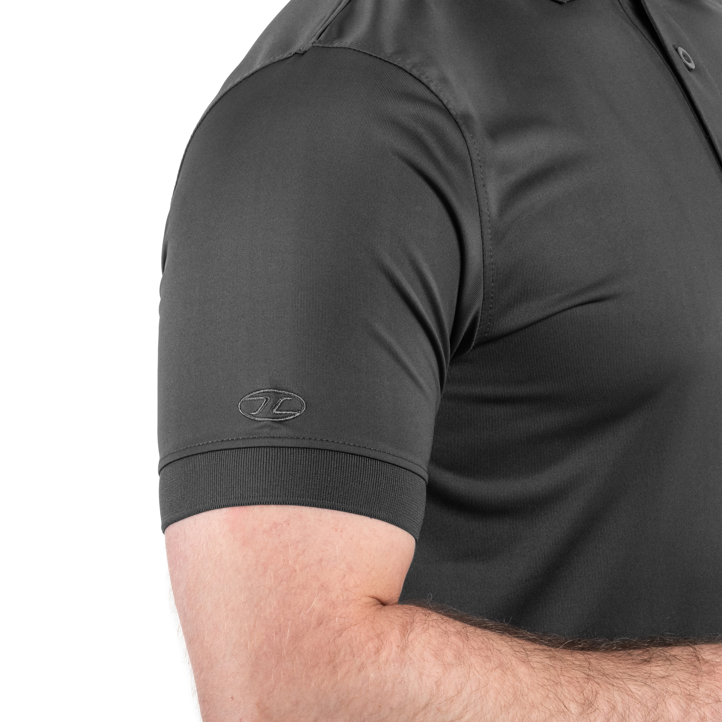Koszulka termoaktywna polo Stoirm Performance Tactical P-01 - Dark Grey