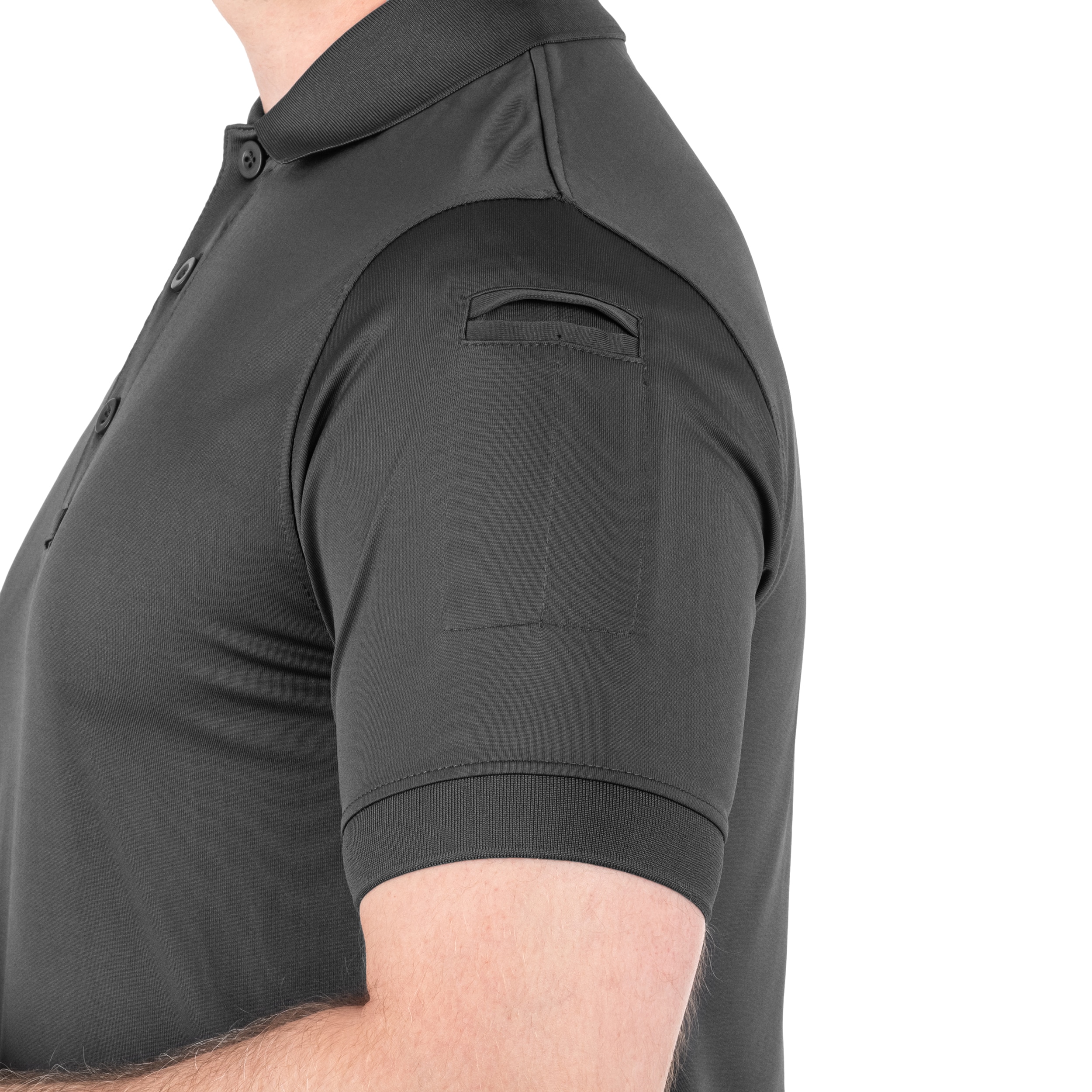 Koszulka termoaktywna polo Stoirm Performance Tactical P-01 - Dark Grey