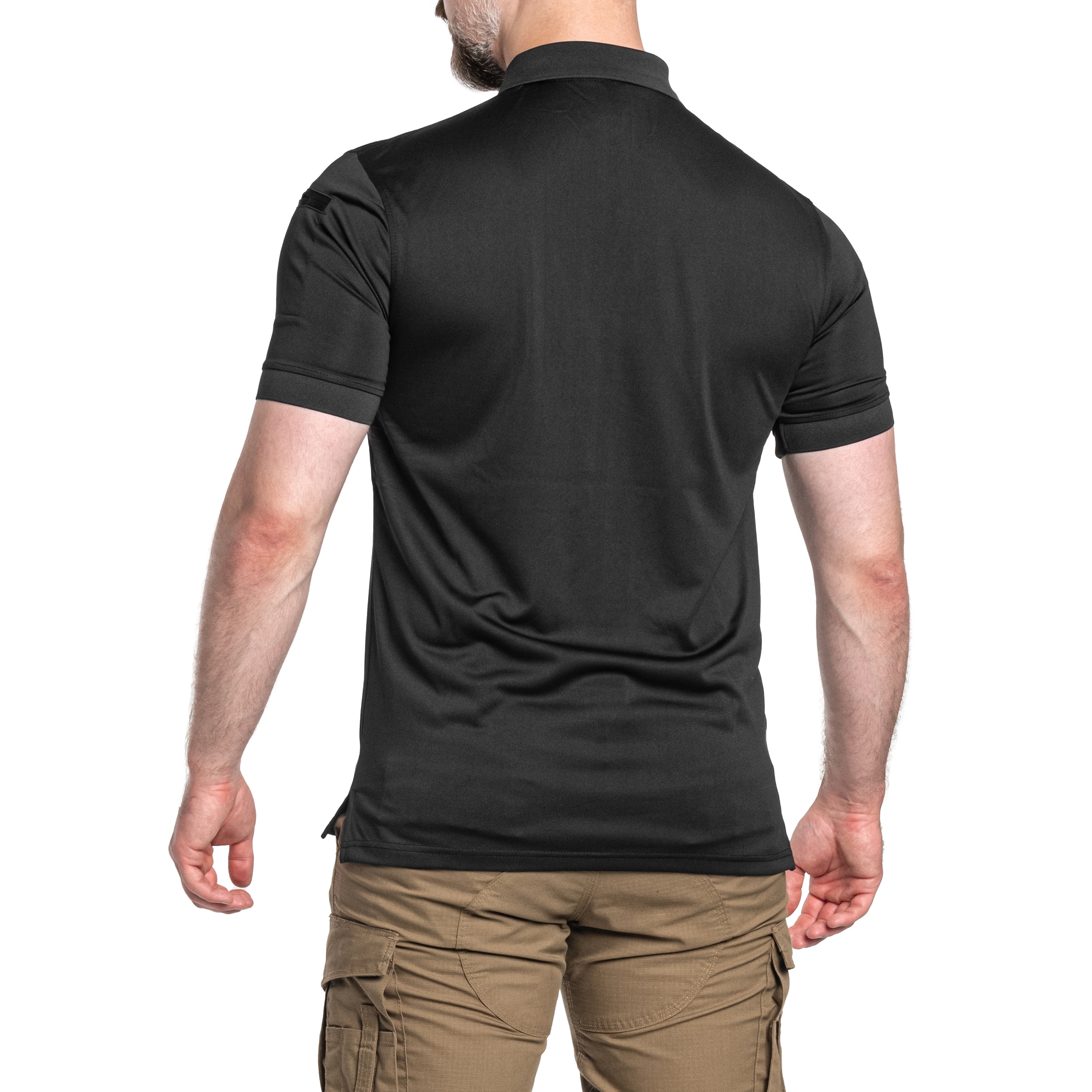 Koszulka termoaktywna polo Stoirm Performance Tactical P-01 - Black