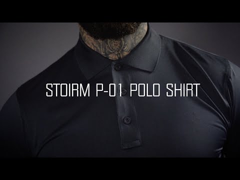 Koszulka termoaktywna polo Stoirm Performance Tactical P-01 - Black