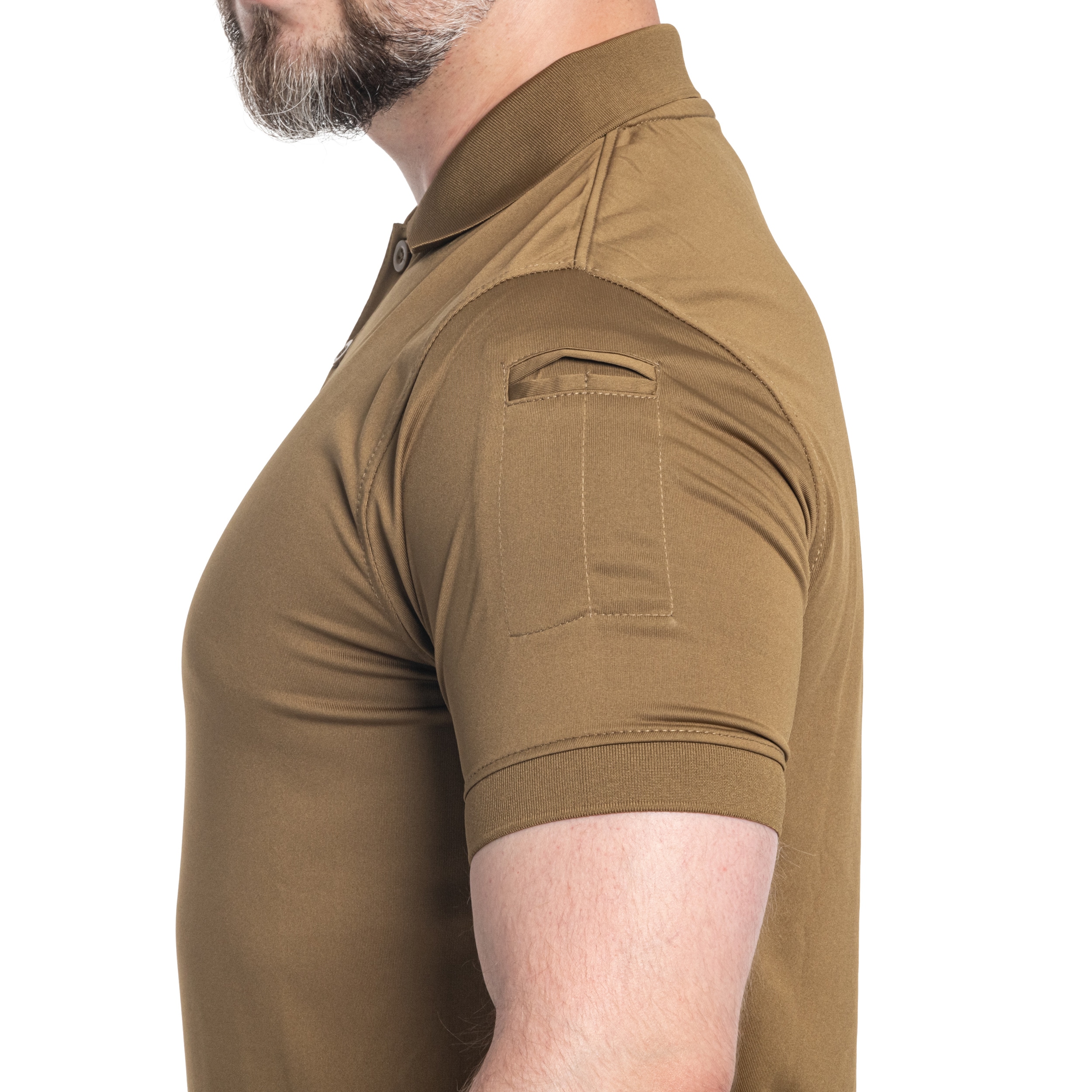 Koszulka termoaktywna polo Stoirm Performance Tactical P-01 - Coyote Tan