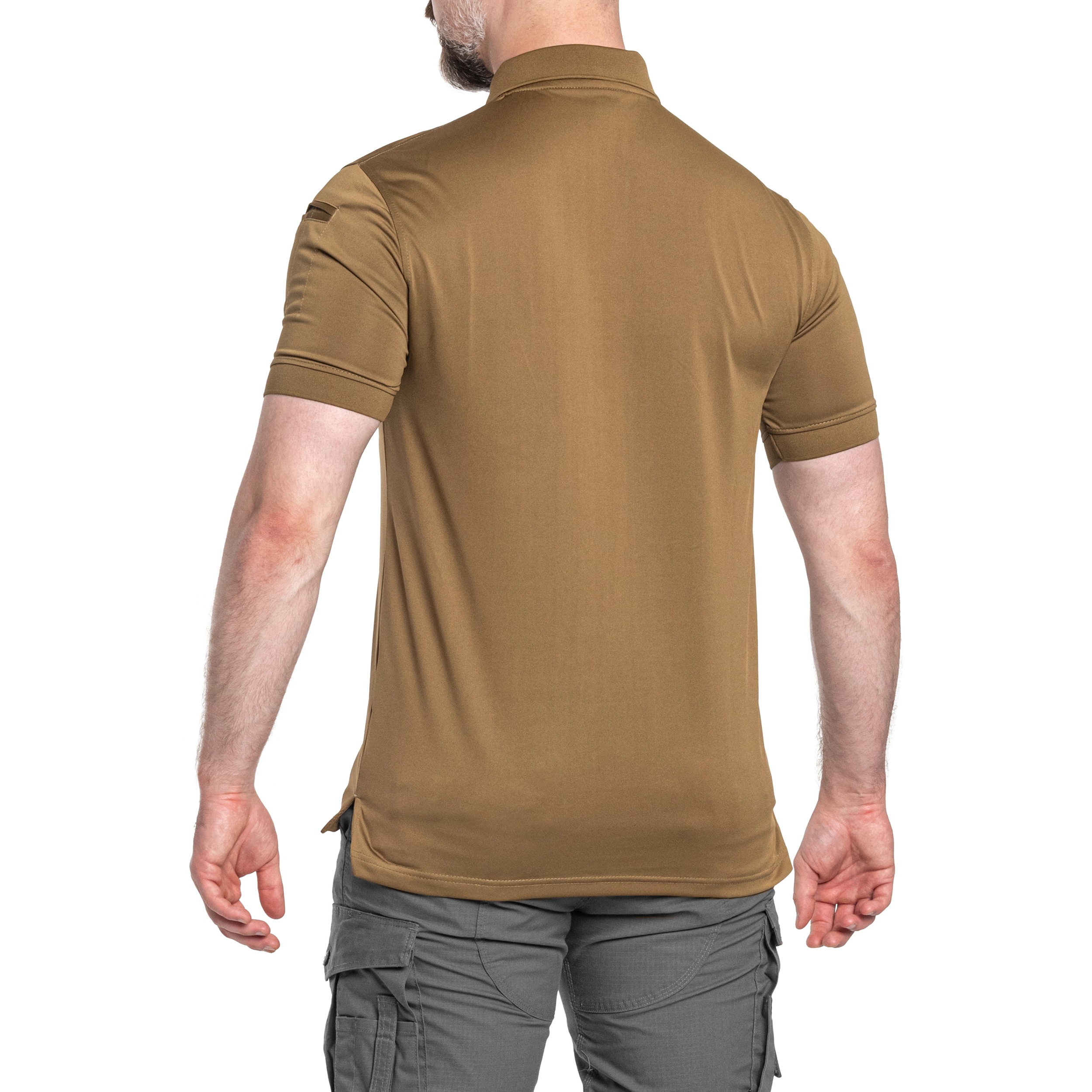 Koszulka termoaktywna polo Stoirm Performance Tactical P-01 - Coyote Tan