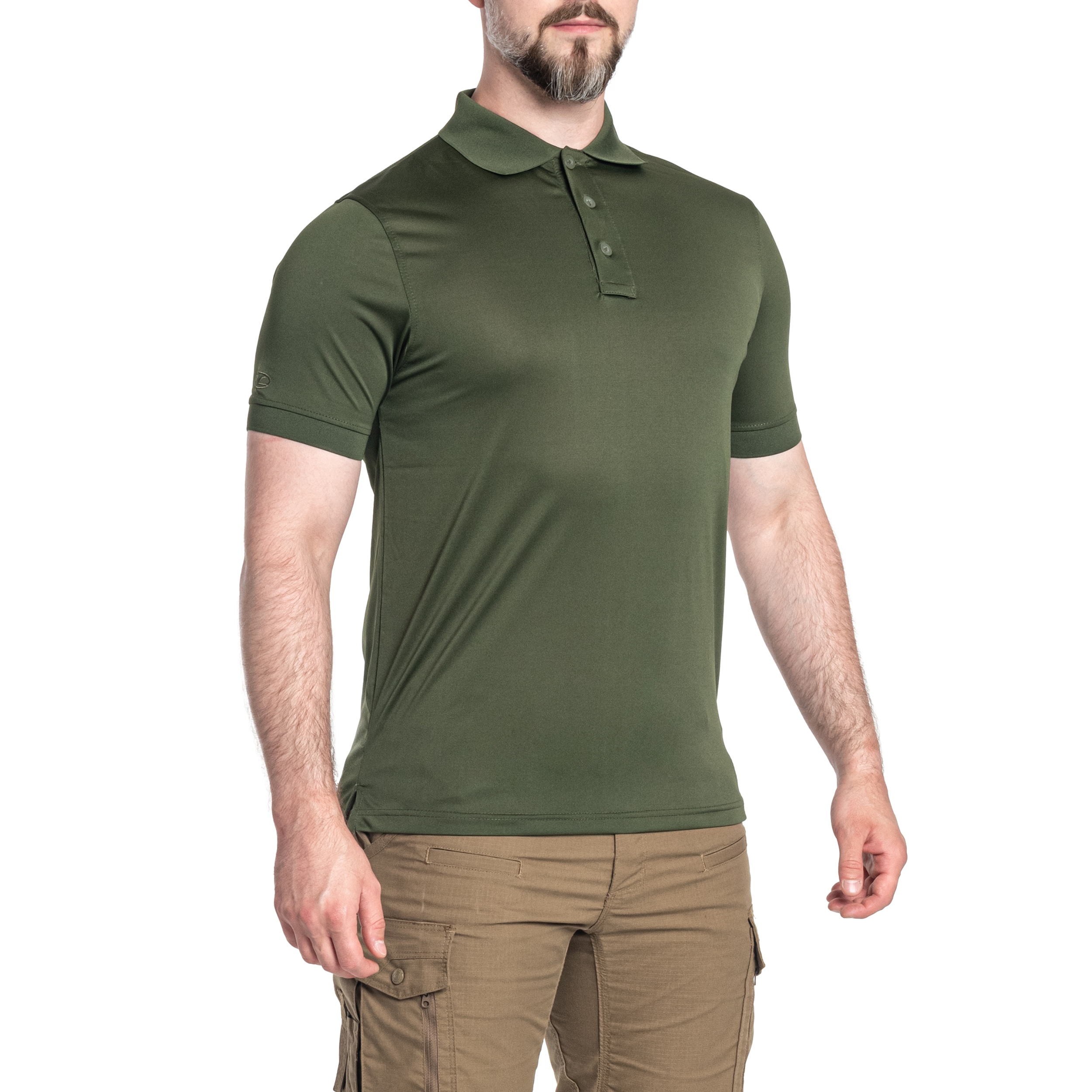 Koszulka termoaktywna polo Stoirm Performance Tactical P-01 - Olive