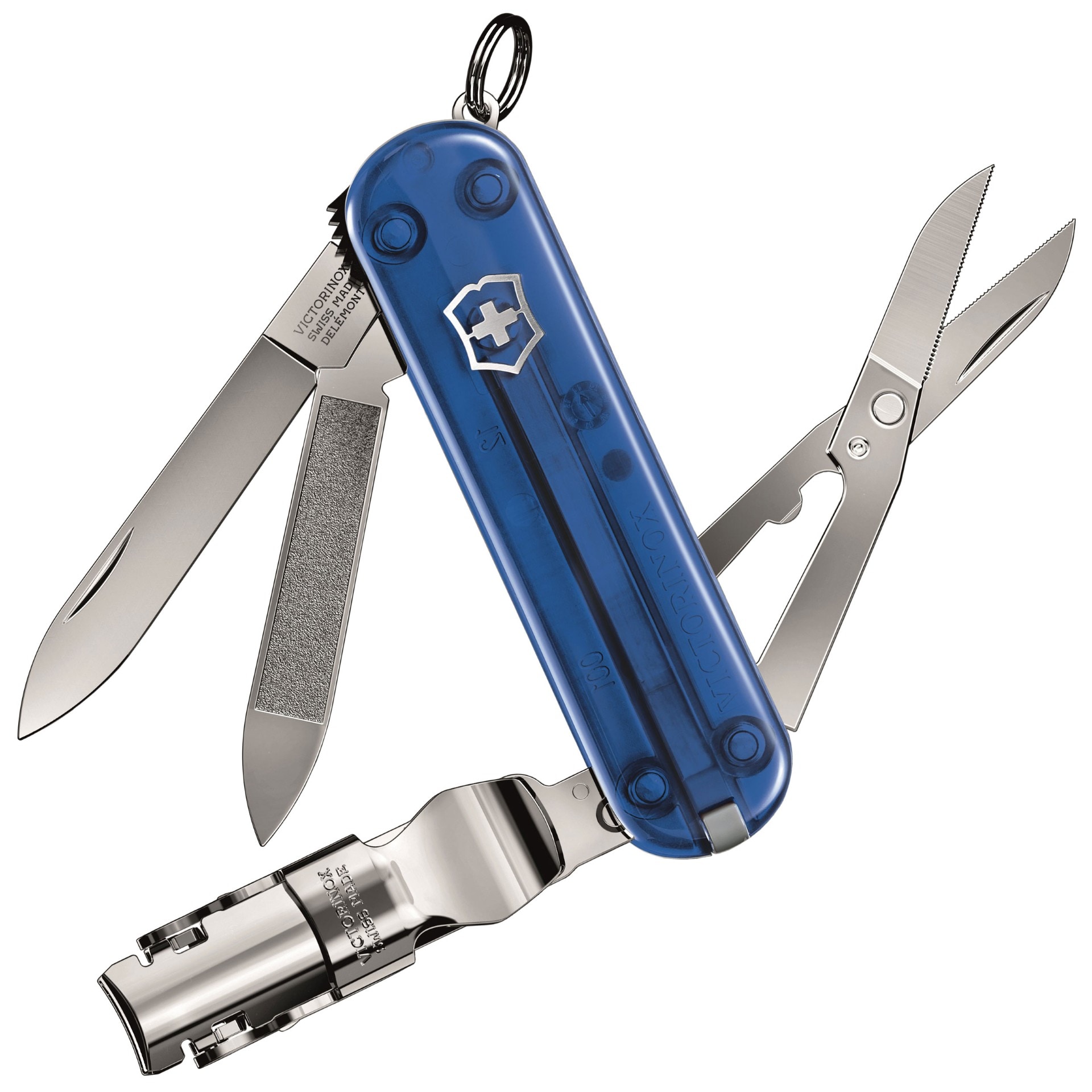 Scyzoryk Victorinox Nail Clip 580 - Transparent Blue