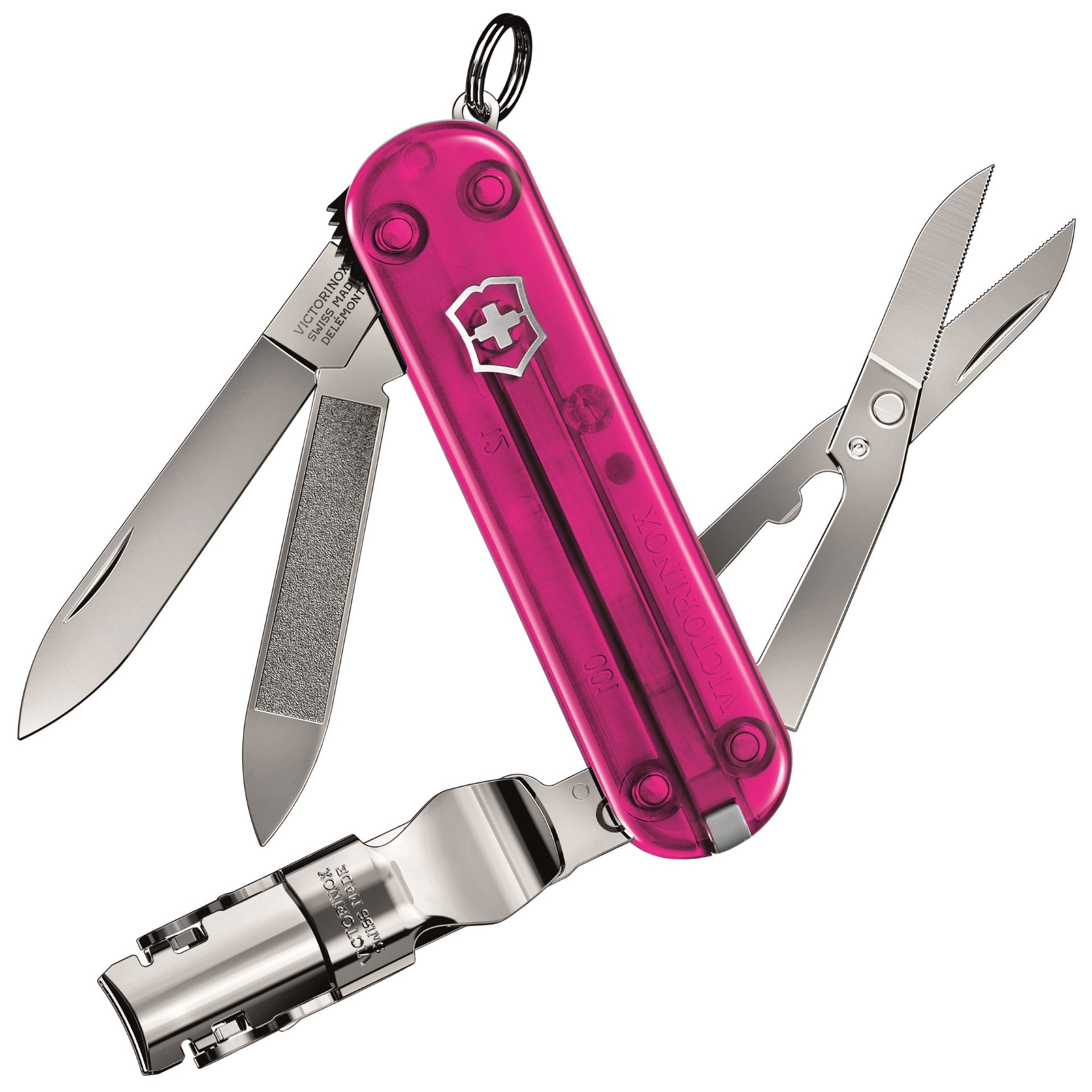 Scyzoryk Victorinox Nail Clip 580 - Transparent Pink