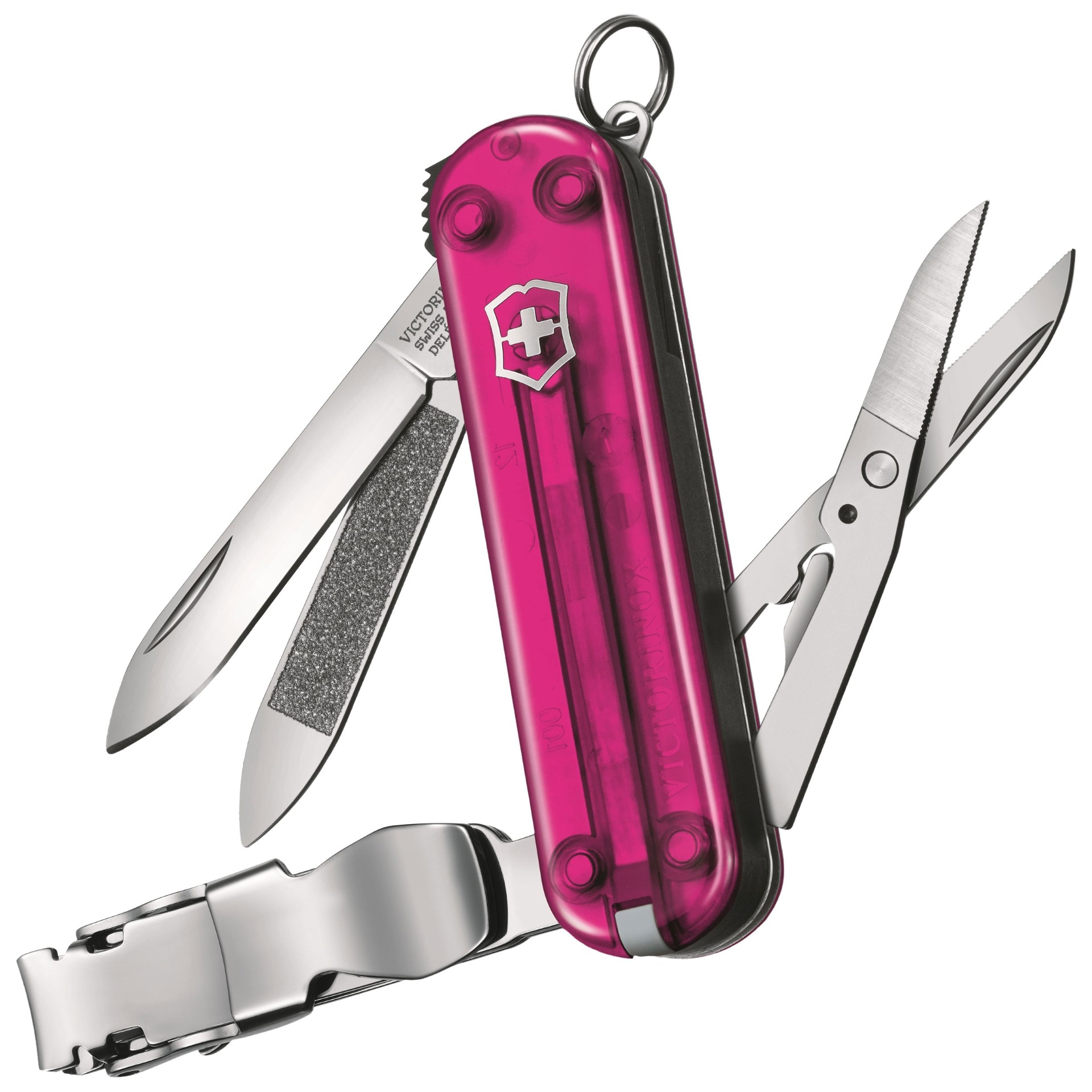 Scyzoryk Victorinox Nail Clip 580 - Transparent Pink