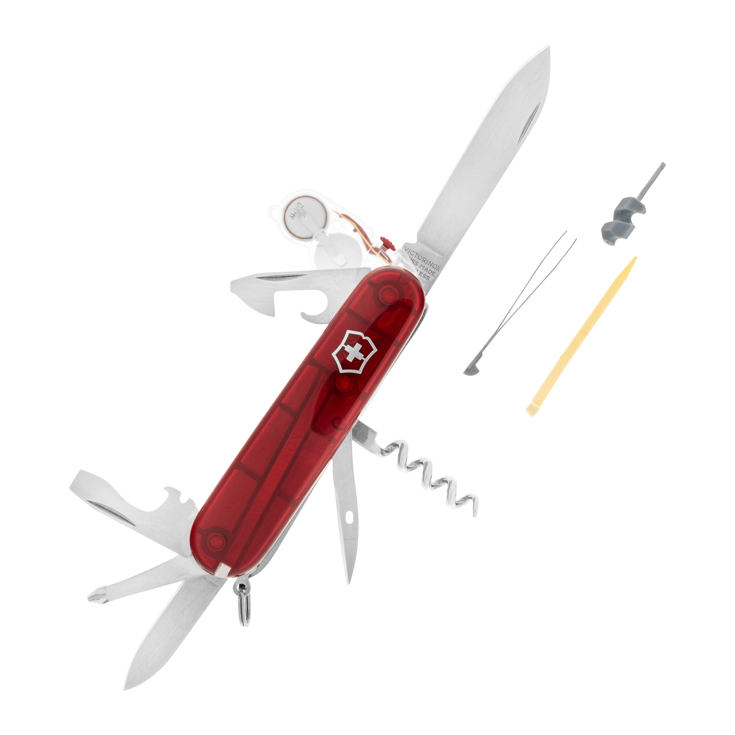 Багатофункціональний ніж Victorinox Spartan Lite - Transparent Red