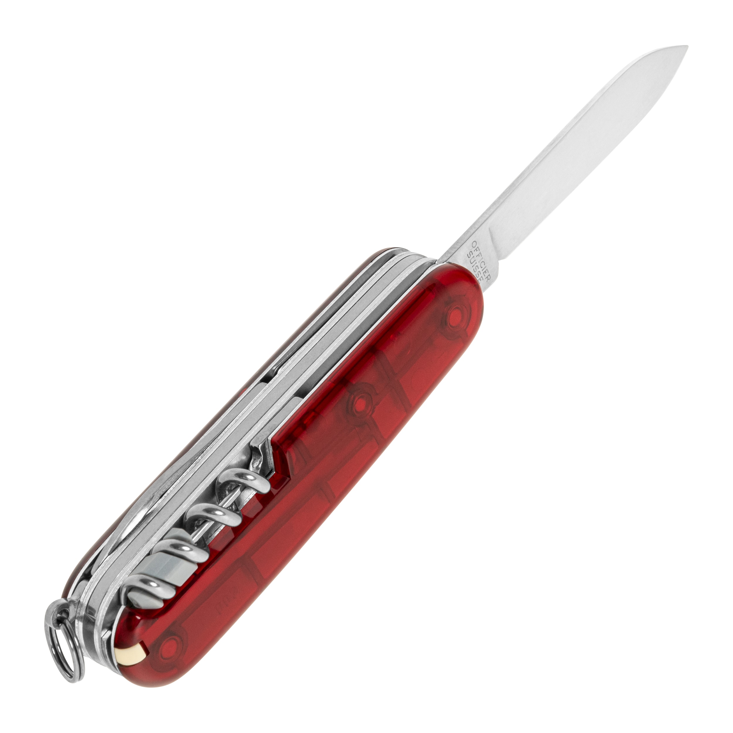 Багатофункціональний ніж Victorinox Spartan Lite - Transparent Red