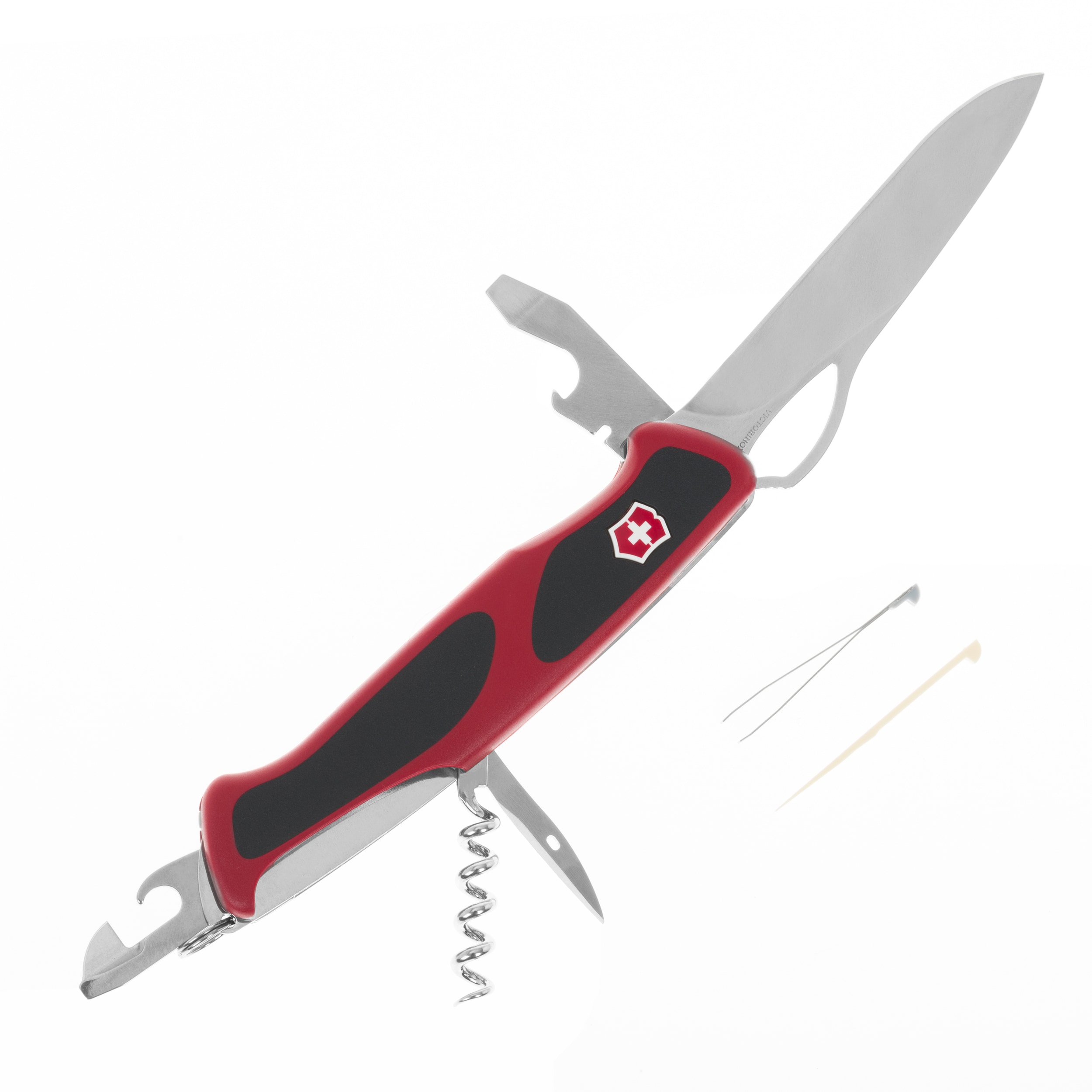 Багатофункціональний ніж Victorinox Ranger Grip 61 M - Red/Black
