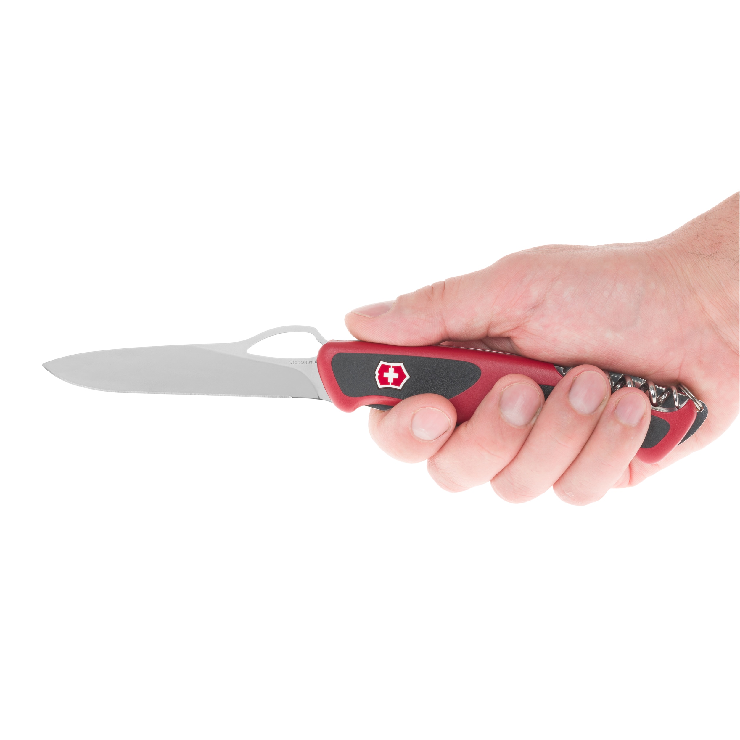 Багатофункціональний ніж Victorinox Ranger Grip 61 M - Red/Black