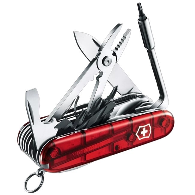 Scyzoryk Victorinox Cyber Tool L - Transparent Red