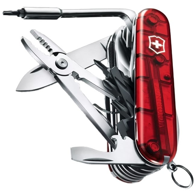 Scyzoryk Victorinox Cyber Tool L - Transparent Red