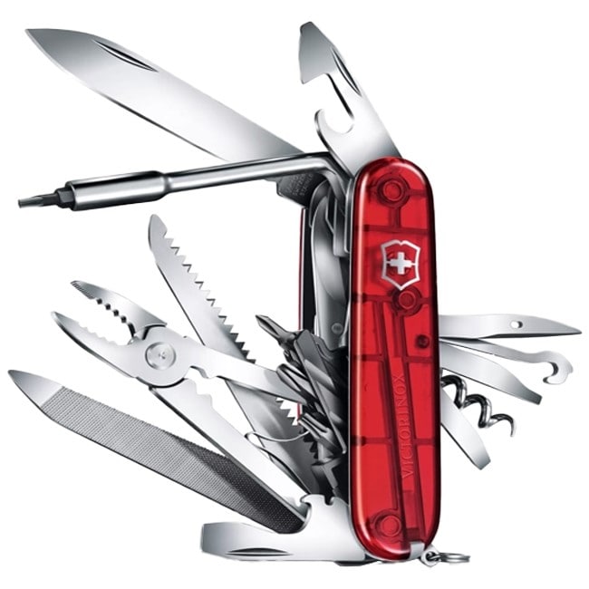 Scyzoryk Victorinox Cyber Tool L - Transparent Red