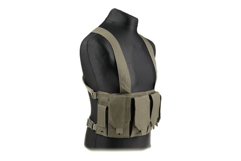Kamizelka taktyczna GFC typu Chest Rig - Oliwkowa