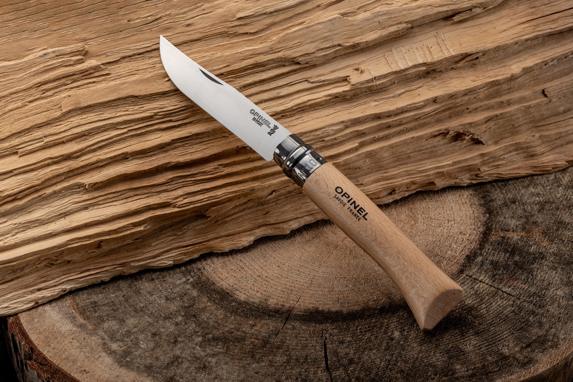 Nóż składany Opinel No.10 INOX