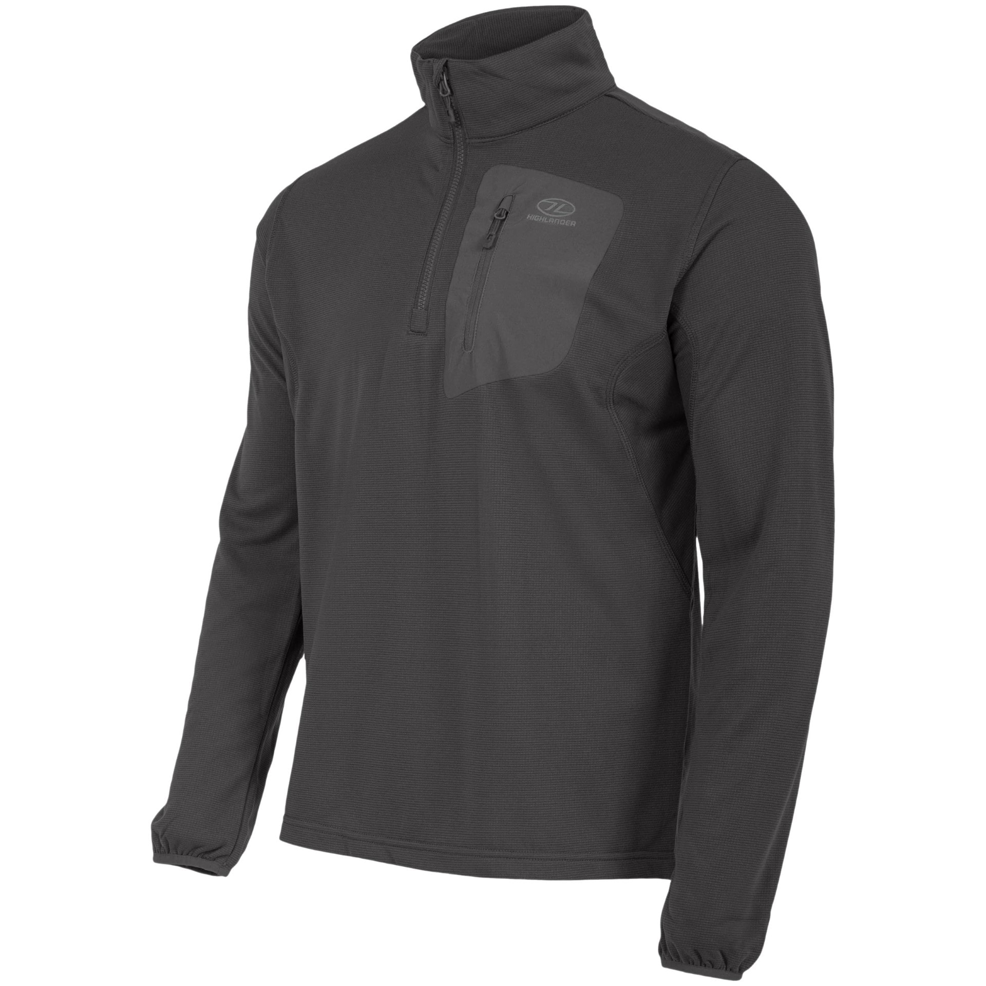 Флісова кофта Highlander Outdoor Hirta Grid Fleece - Dark Grey