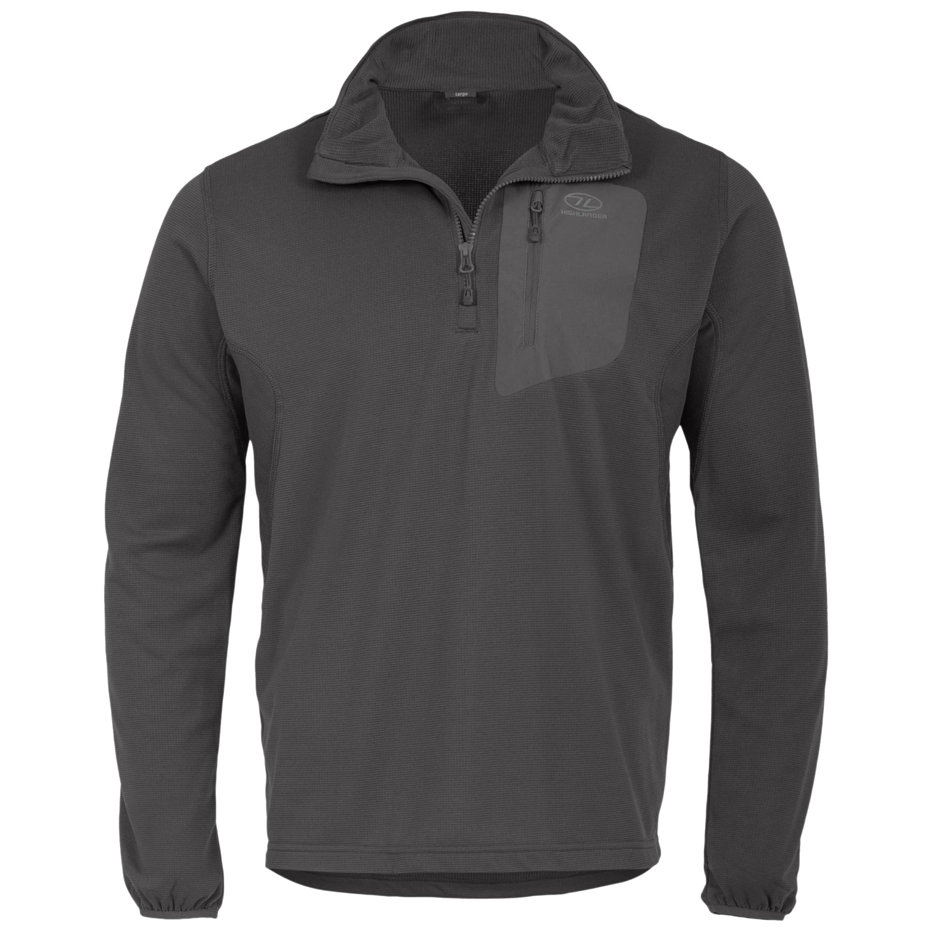Флісова кофта Highlander Outdoor Hirta Grid Fleece - Dark Grey