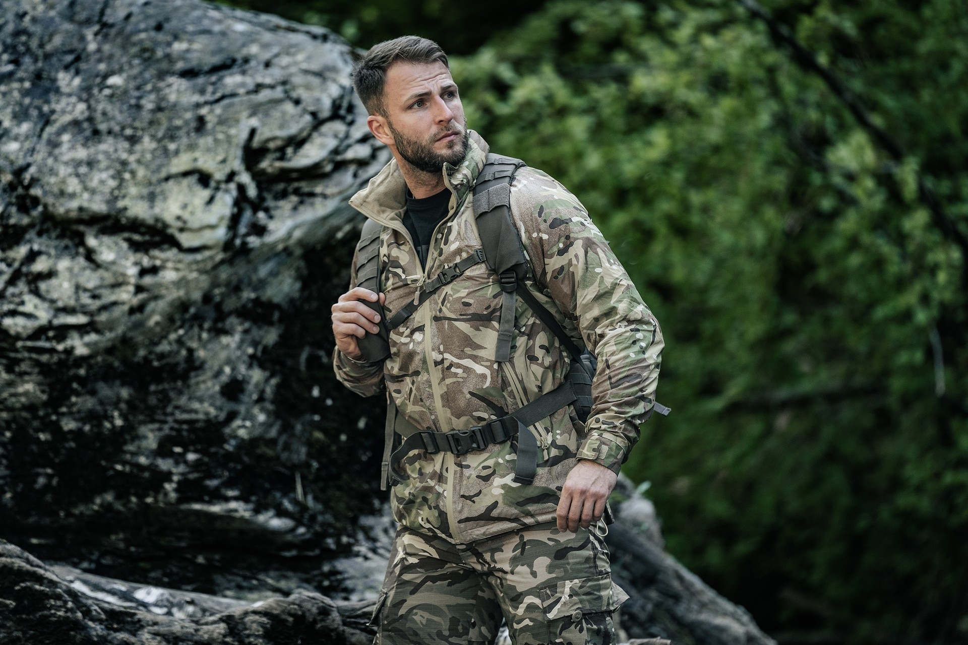 Куртка Highlander Outdoor Halo Full Zip - Arid MC Camo