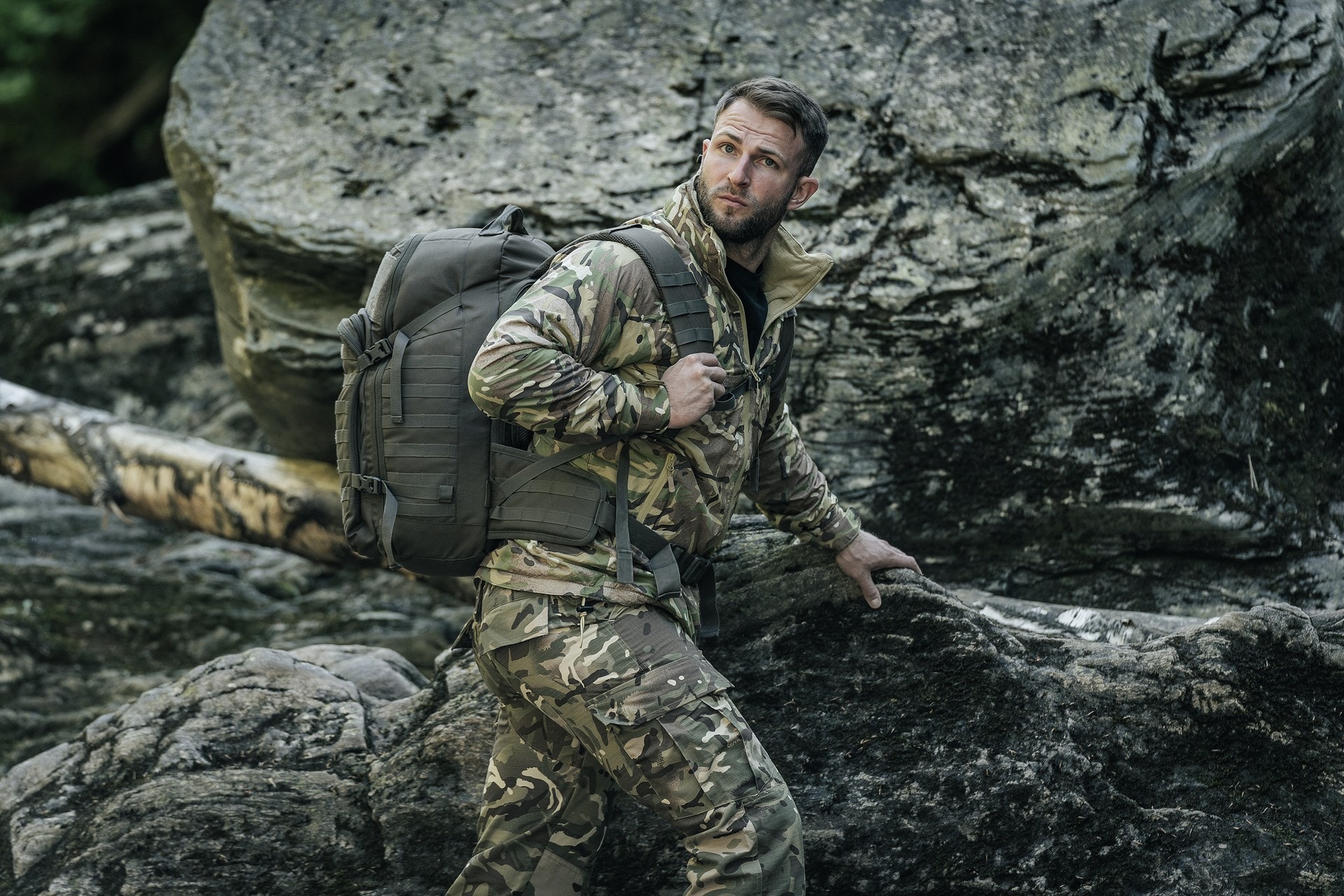 Куртка Highlander Outdoor Halo Full Zip - Arid MC Camo