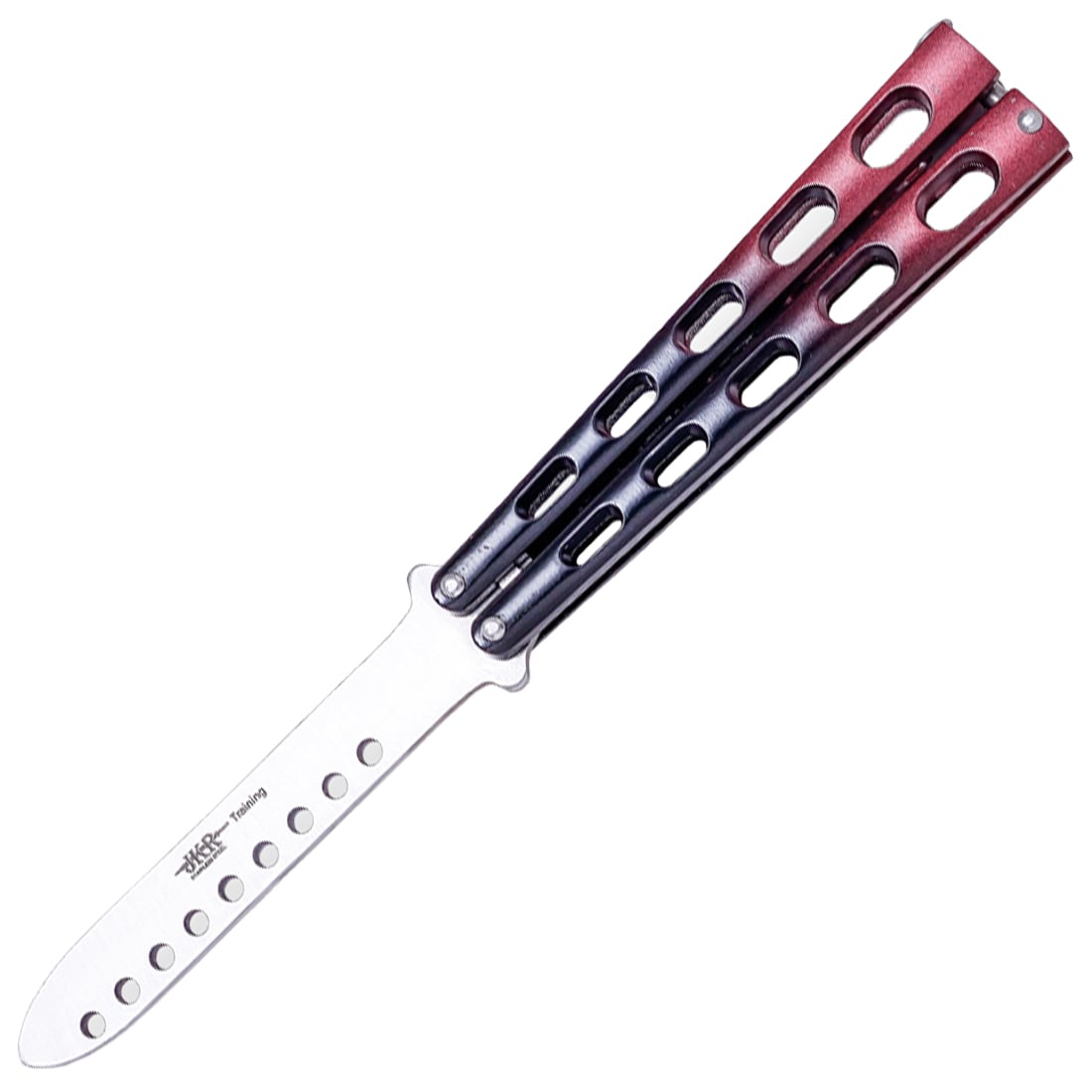 Тренувальний складаний ніж-метелик Joker JKR593 - Black/Red