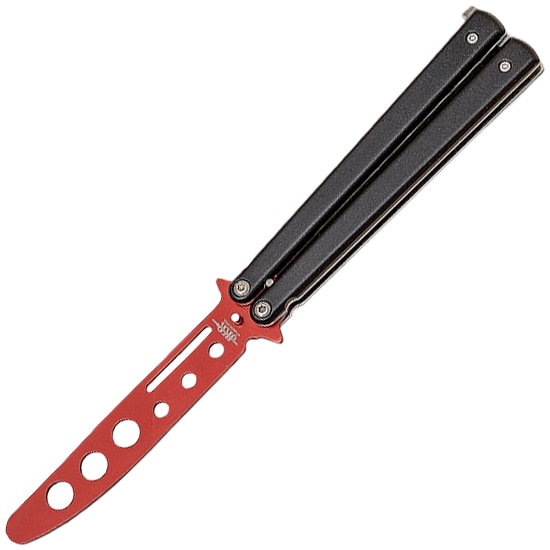Nóż treningowy motylek Joker JKR830 - Red / Black