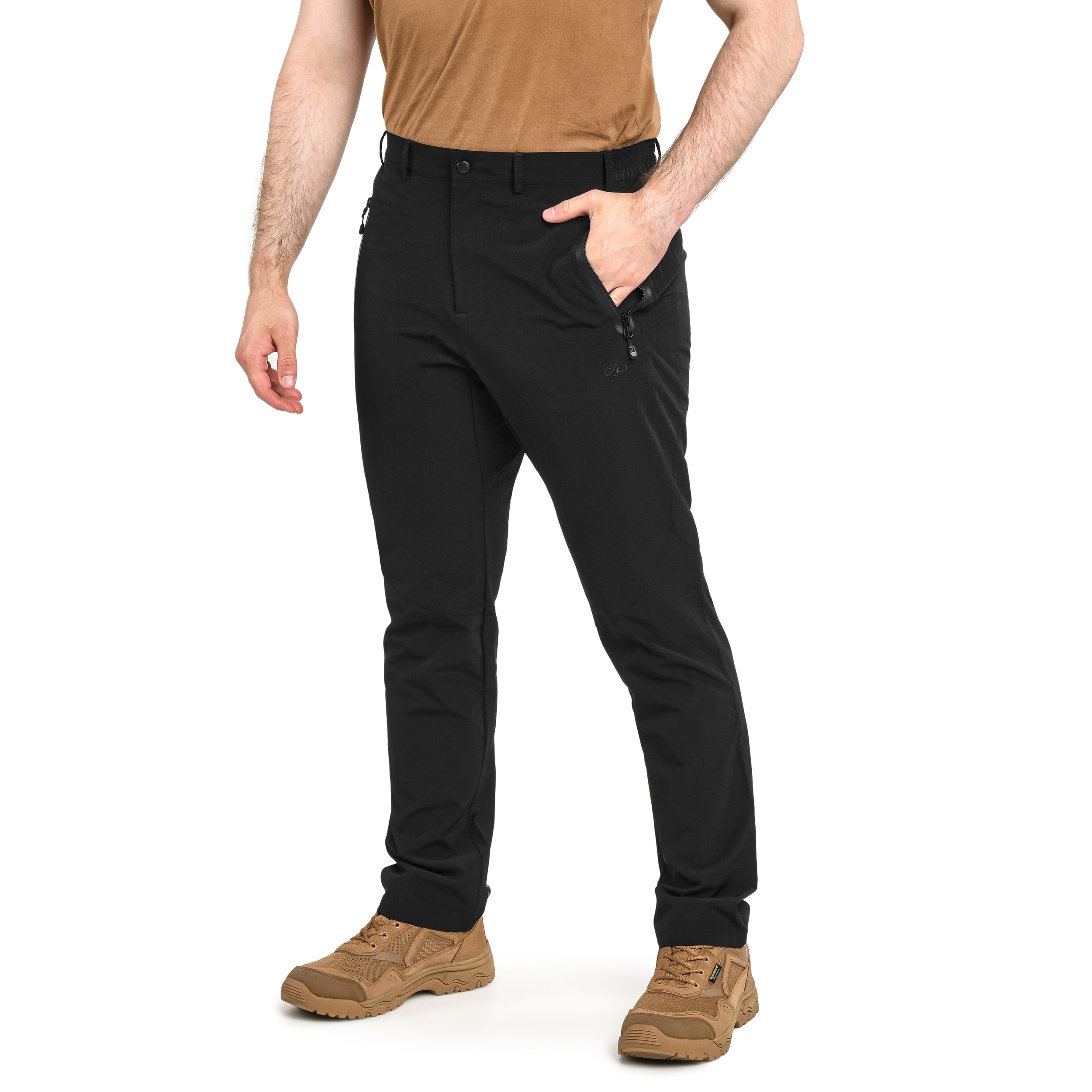 Spodnie Highlander Outdoor Munro Walking Trousers - Black