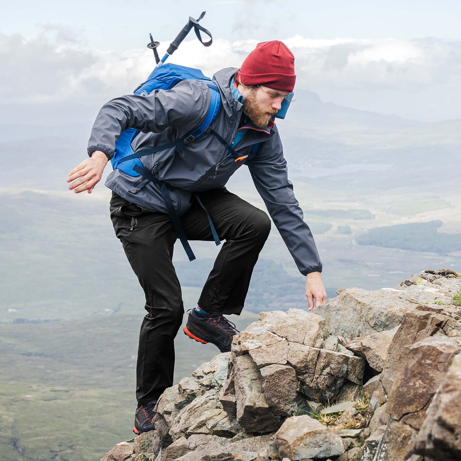 Spodnie Highlander Outdoor Munro Walking Trousers - Black