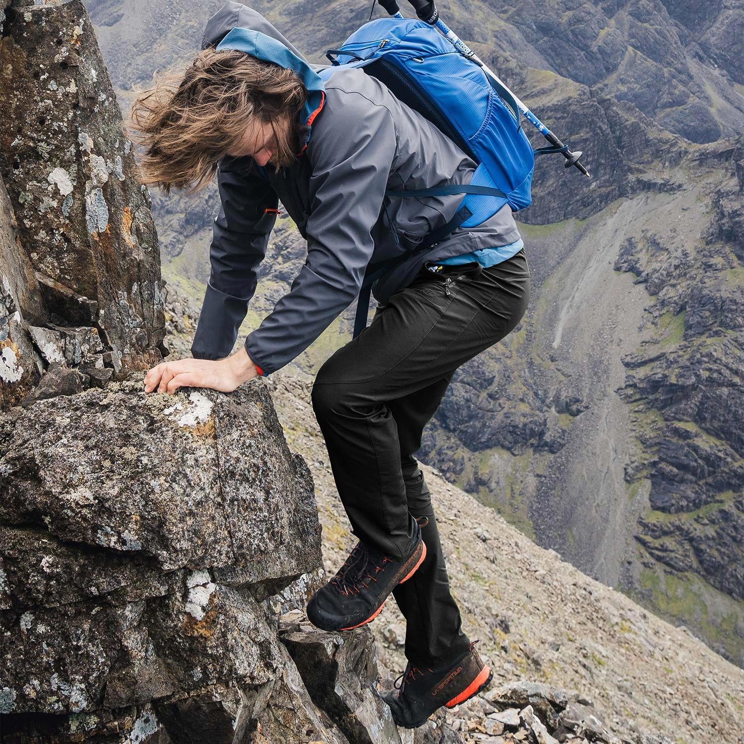 Spodnie Highlander Outdoor Munro Walking Trousers - Black