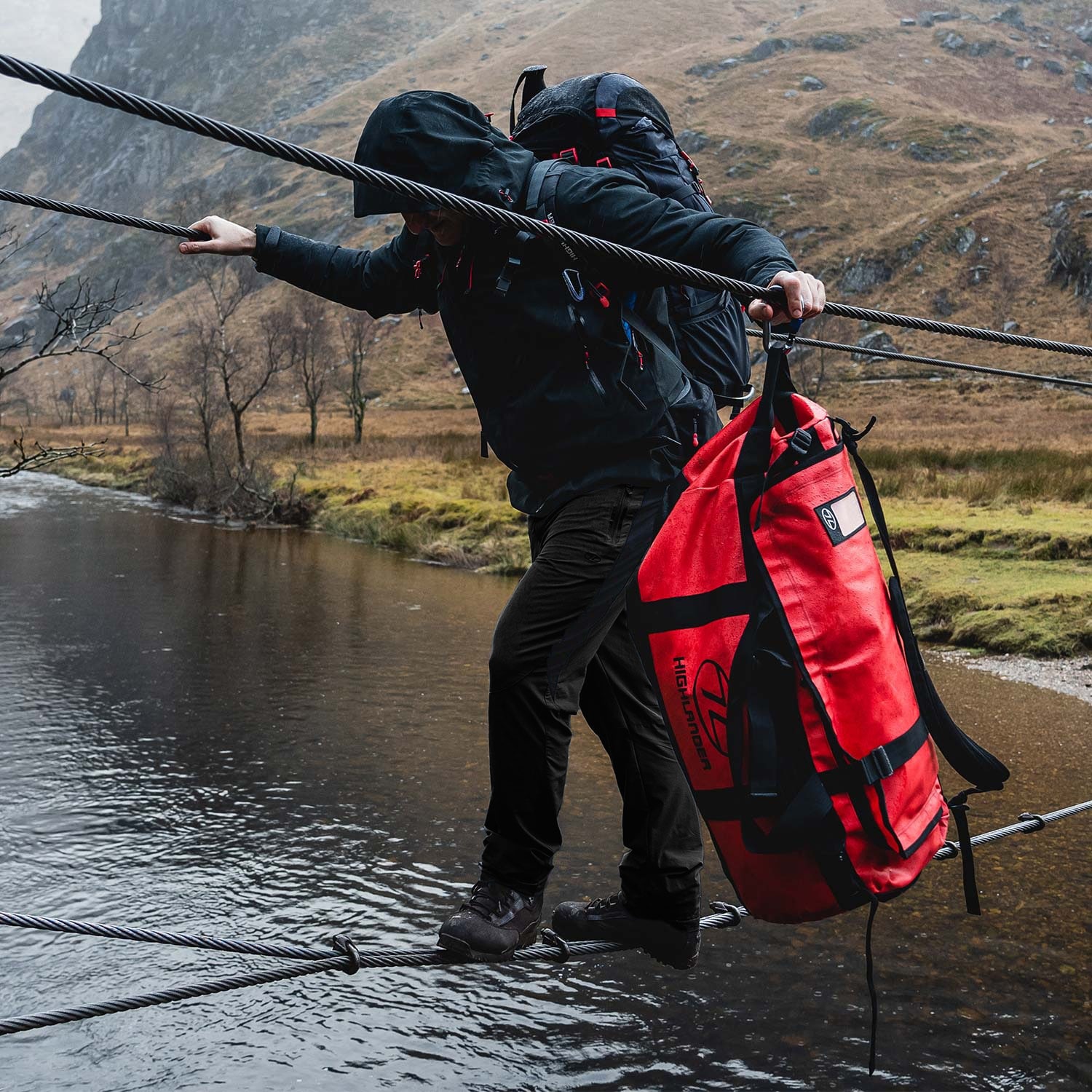 Spodnie Highlander Outdoor Munro Walking Trousers - Black