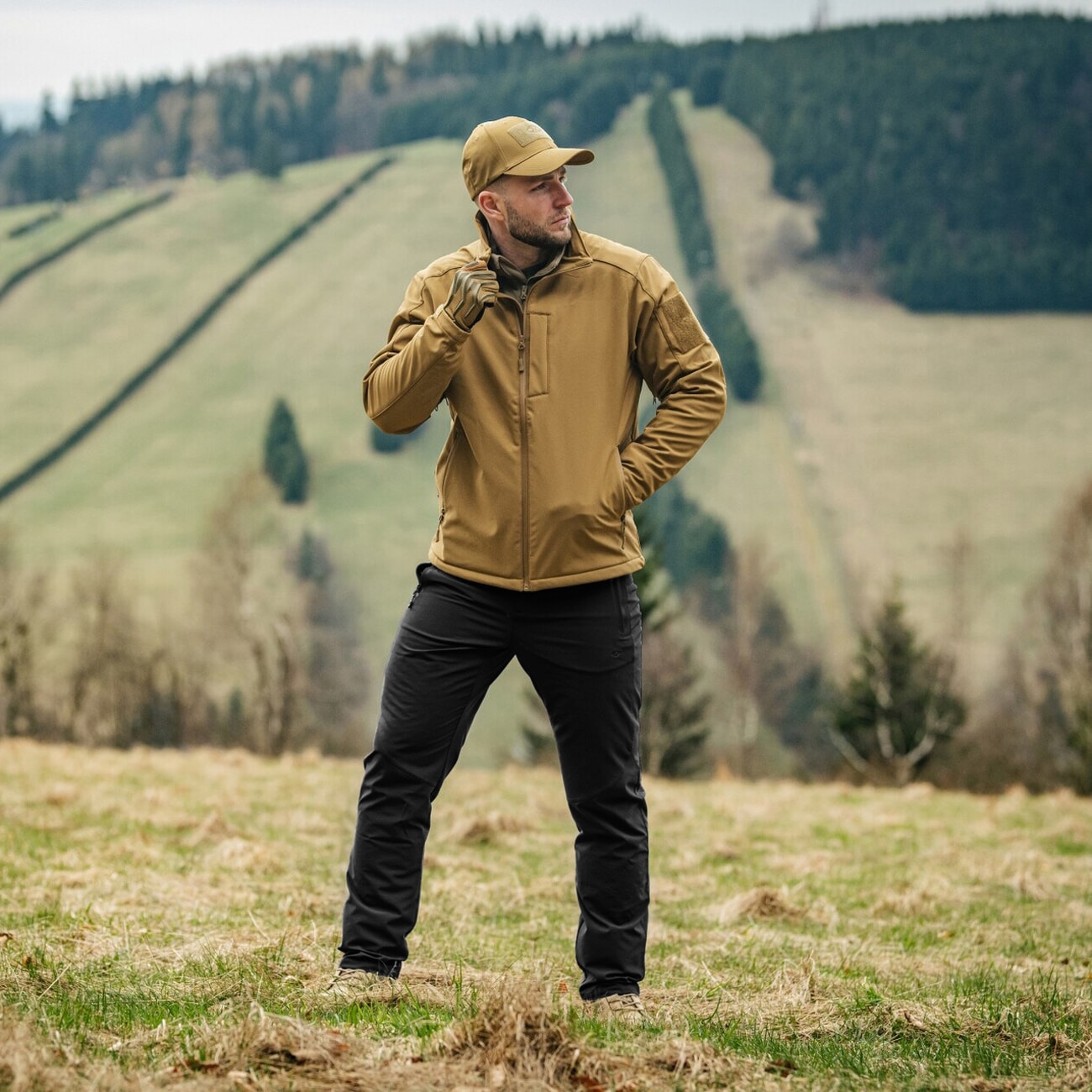 Spodnie Highlander Outdoor Munro Walking Trousers - Black
