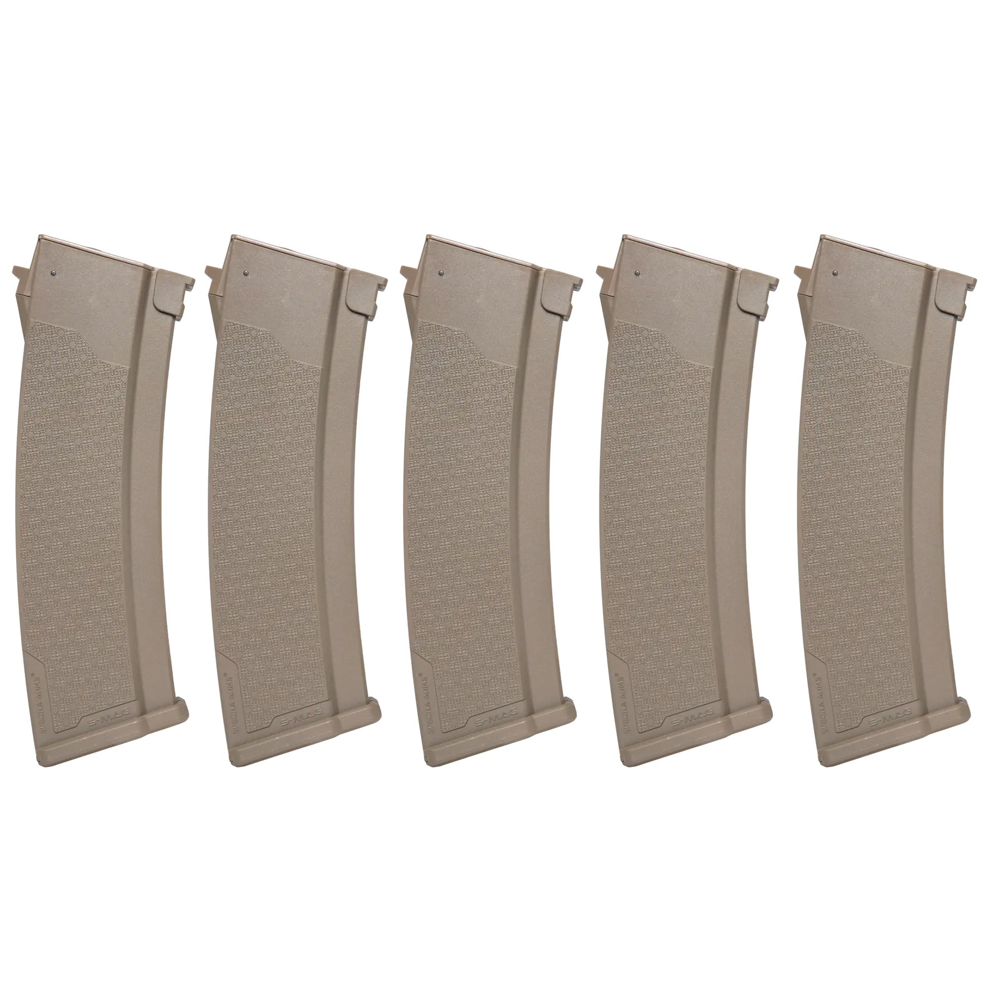 Набір 5 магазинів S-Mag Mid-cap Specna Arms на 175 куль для серії J - Tan