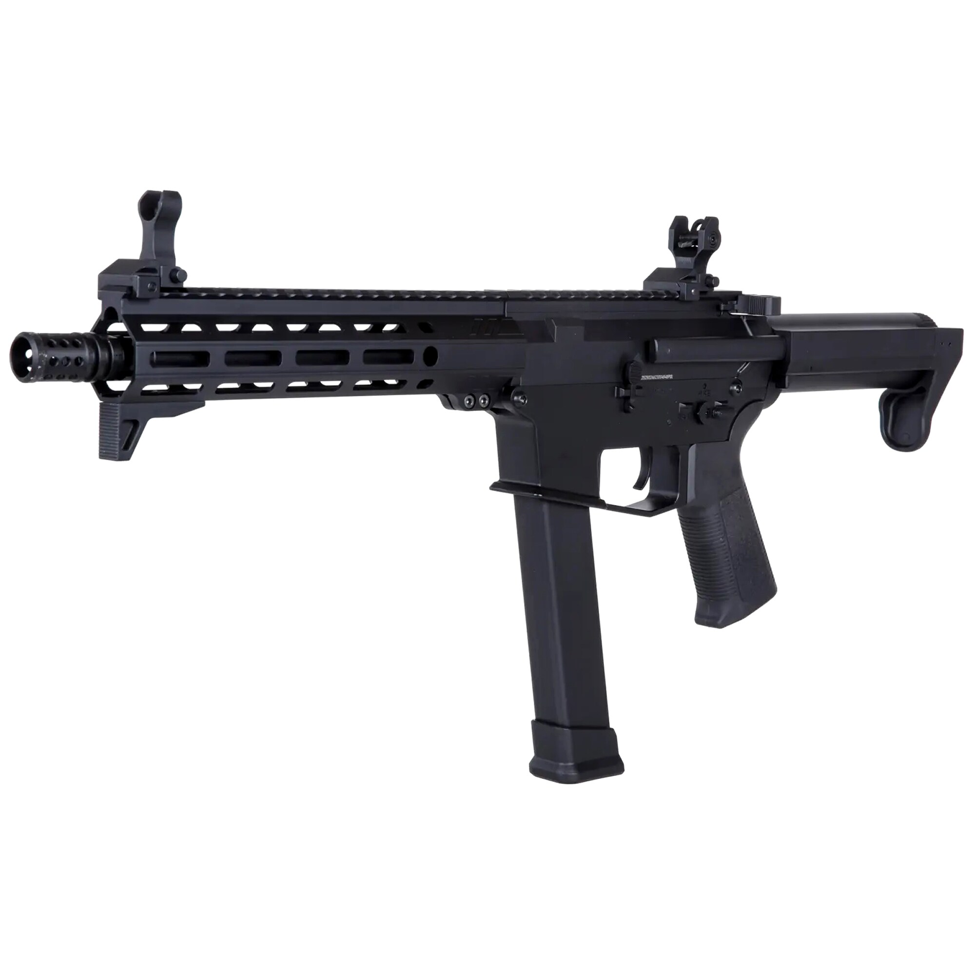 Pistolet maszynowy AEG Golden Eagle/EMG Angstadt Arms UDP-9 9'' - Black