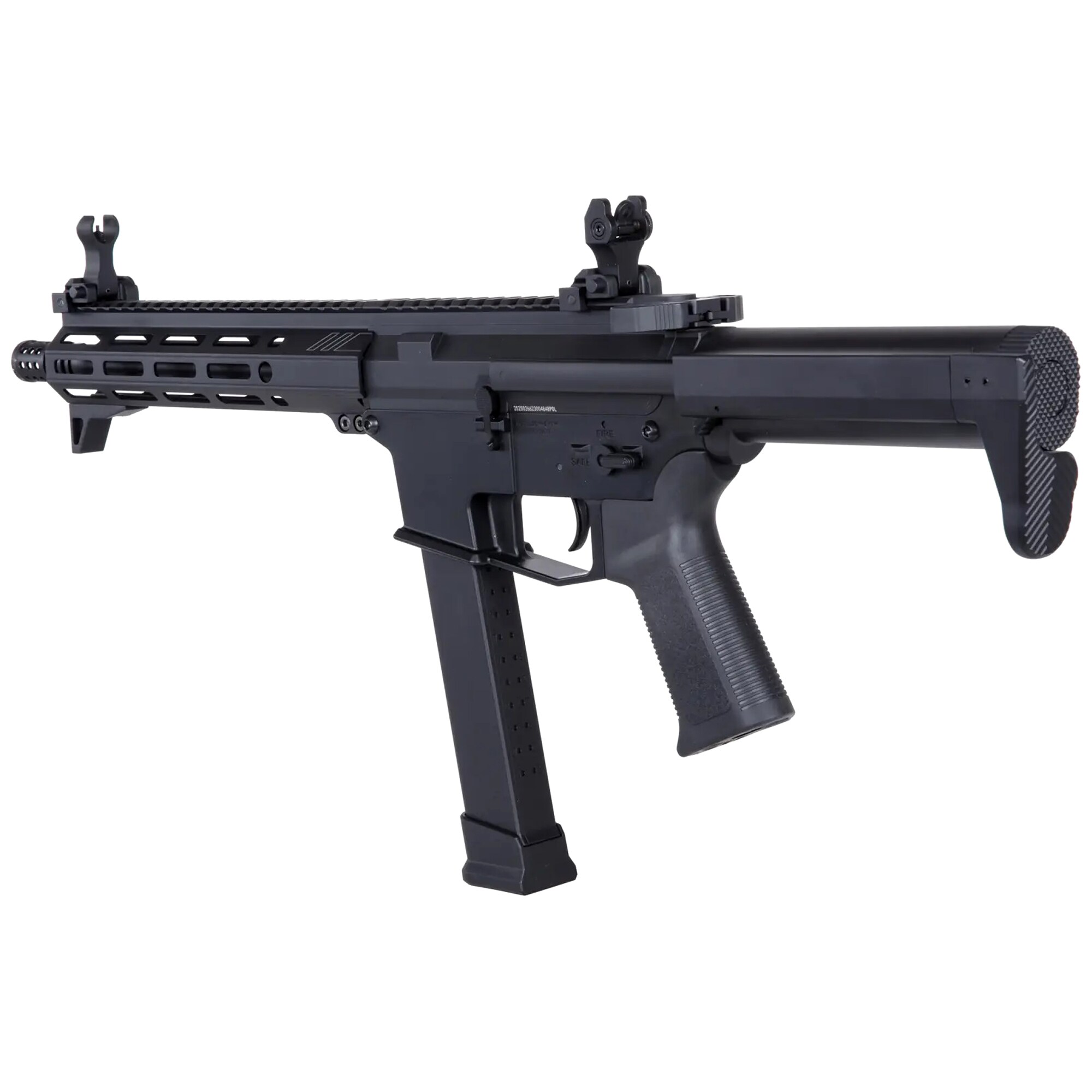 Pistolet maszynowy AEG Golden Eagle/EMG Angstadt Arms UDP-9 9'' - Black
