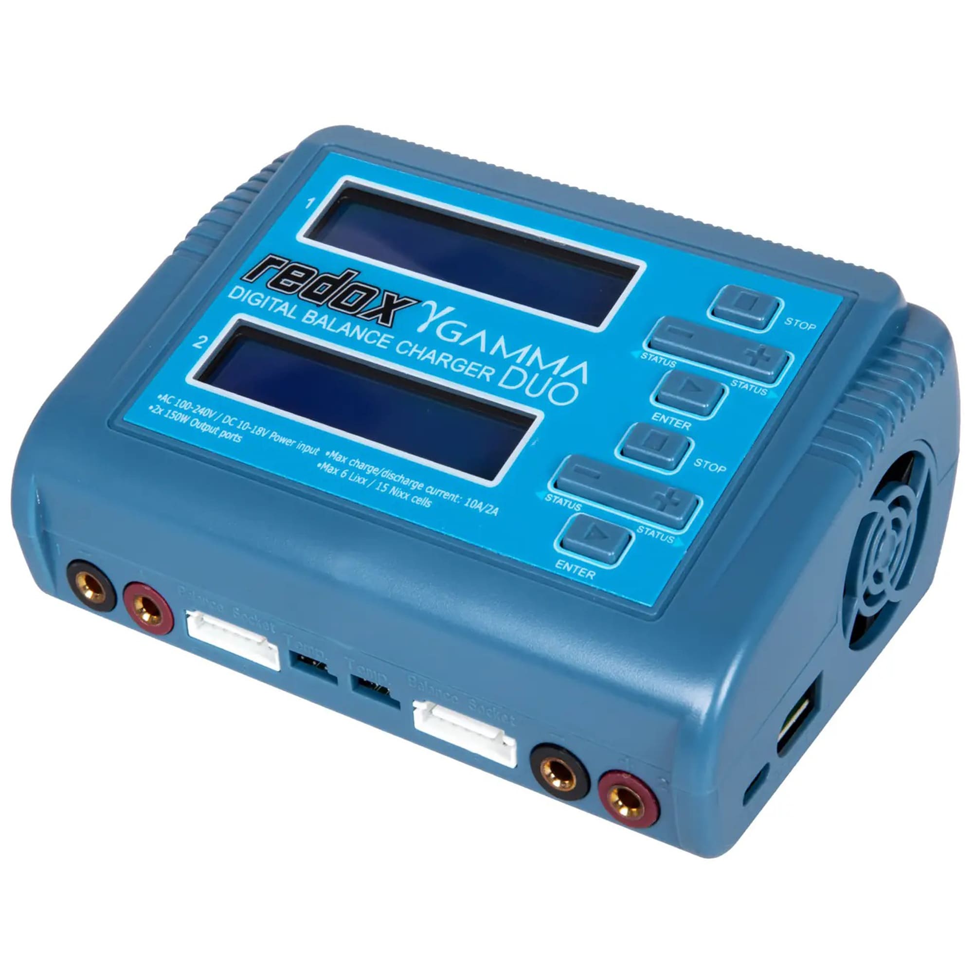 Ładowarka mikroprocesorowa Redox Gamma Duo z wbudowanym zasilaczem