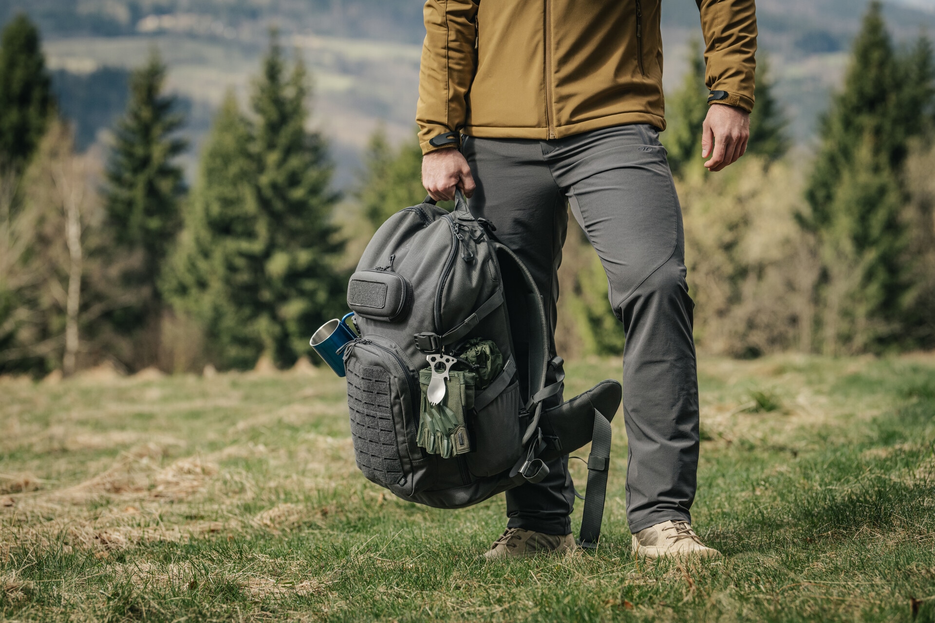 Штани Highlander Outdoor Munro Walking Trousers - Dark Grey