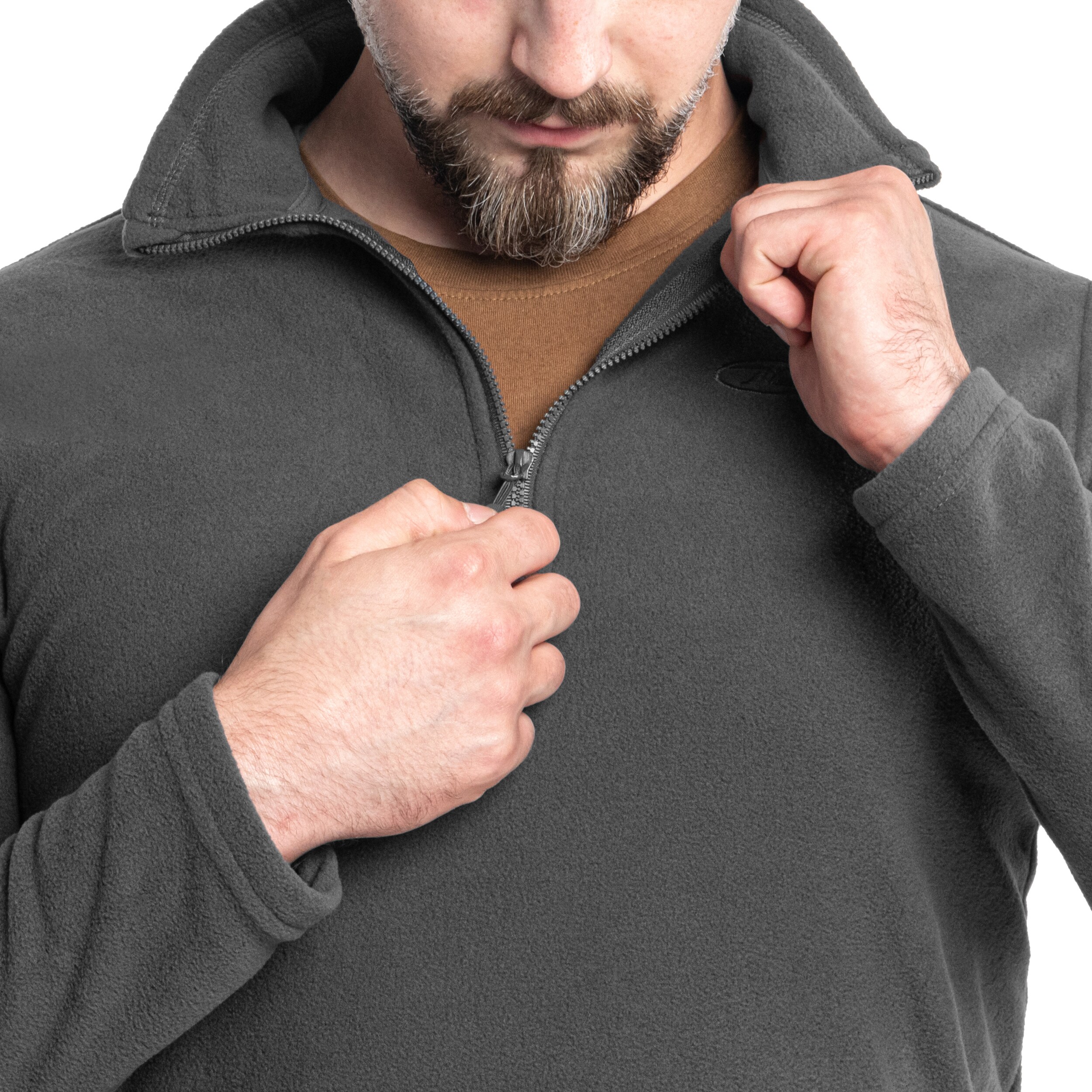 Polar Highlander Outdoor Ember Fleece Top - Dark Grey