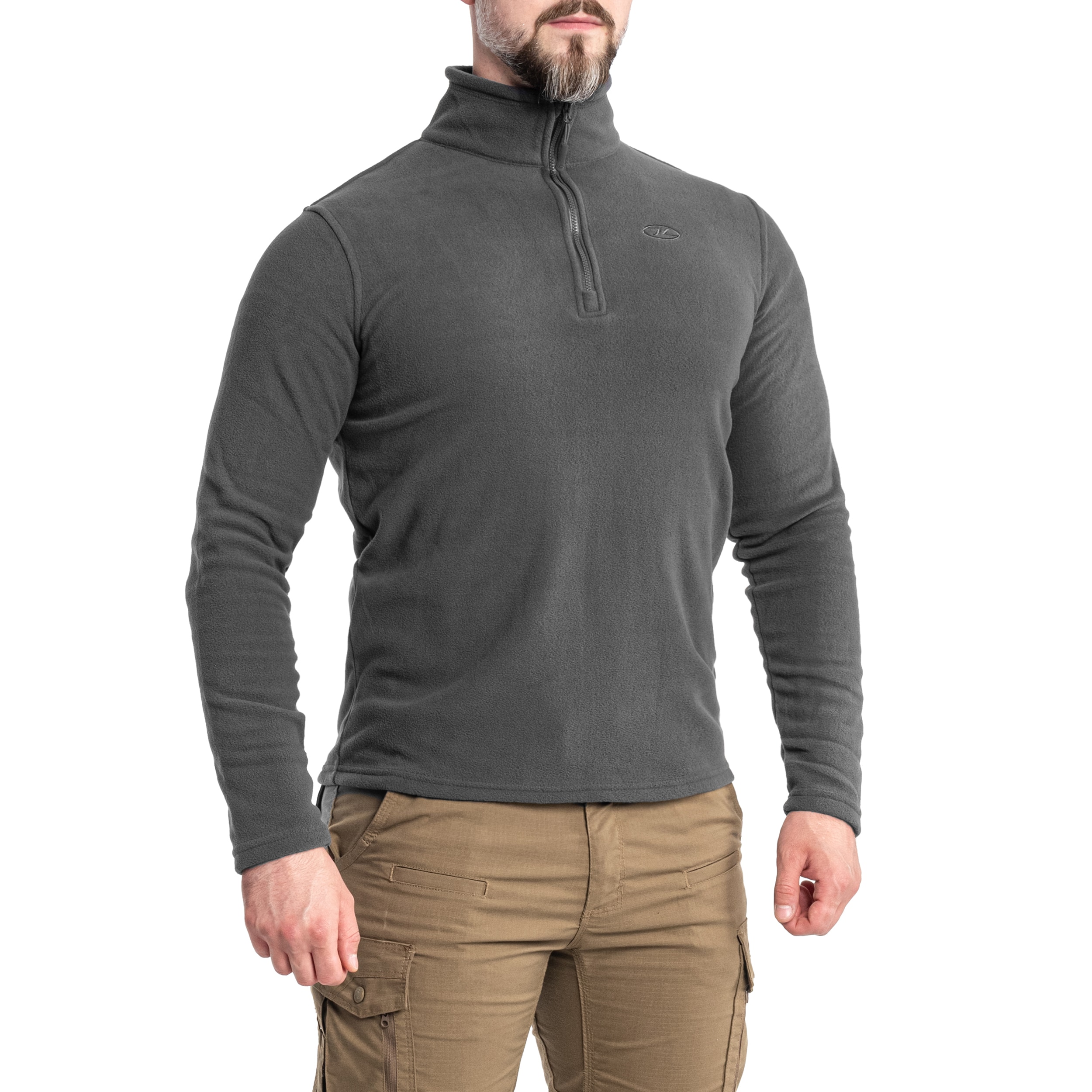 Polar Highlander Outdoor Ember Fleece Top - Dark Grey