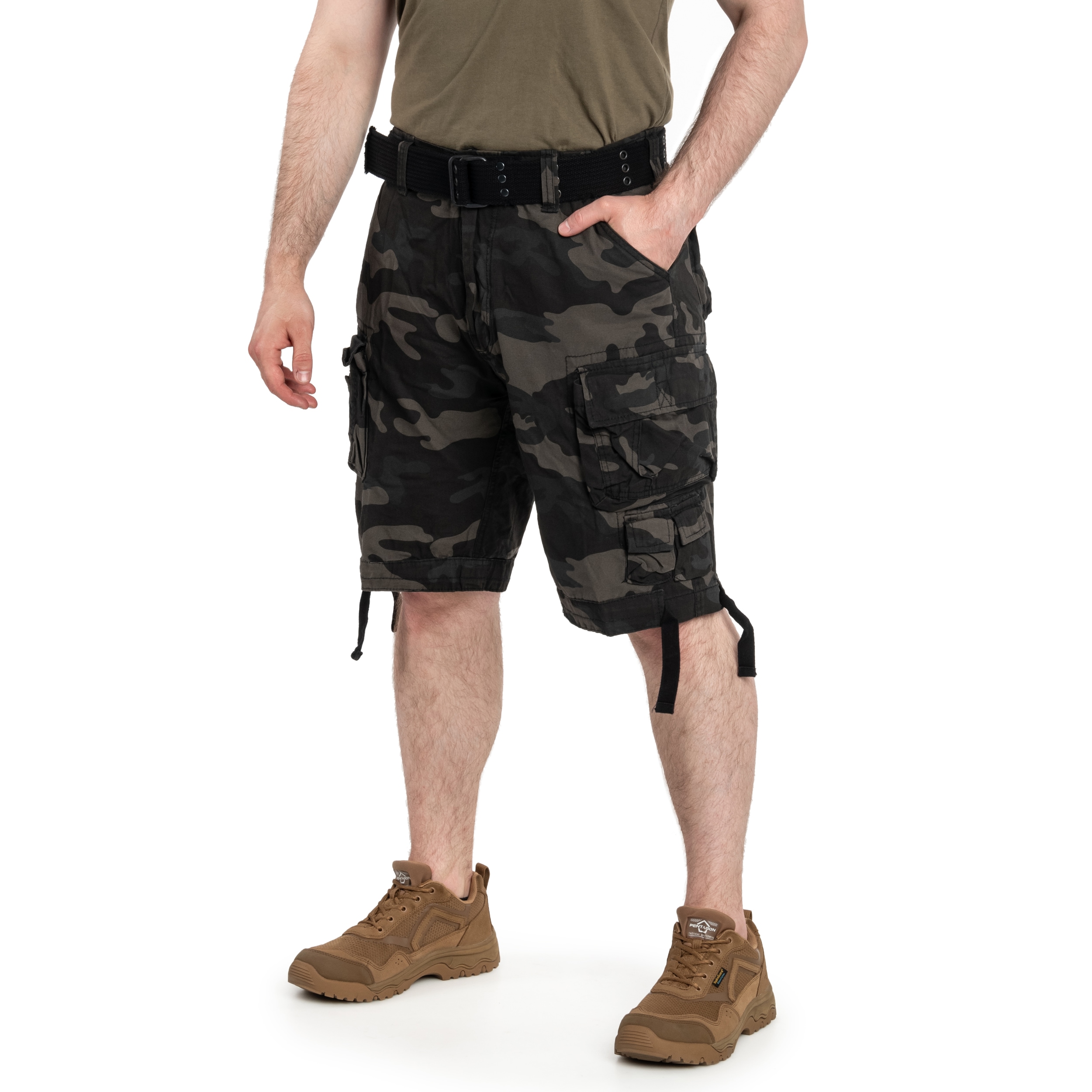Szorty Brandit Savage - Dark Camo