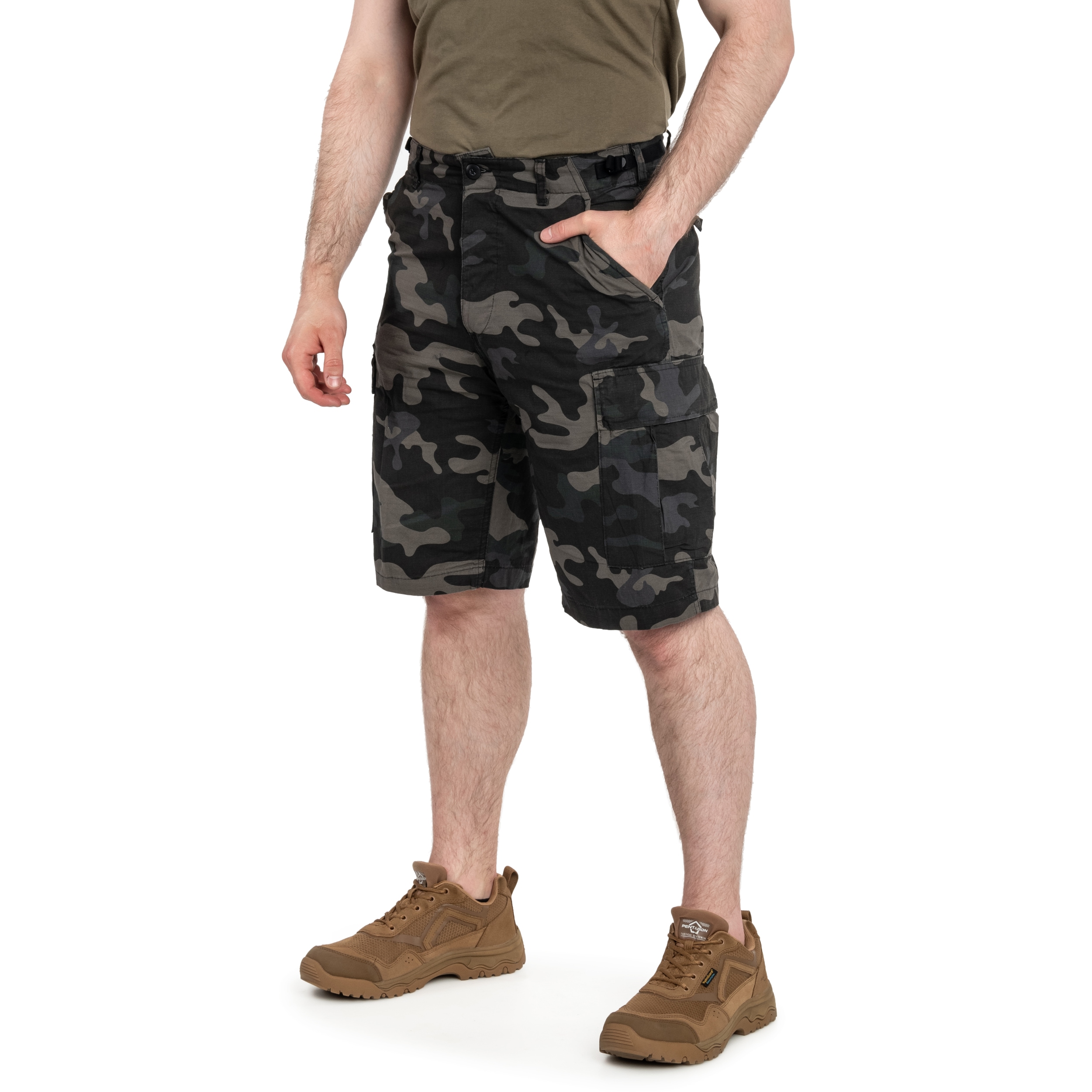 Szorty Brandit BDU Rip-Stop - Dark Camo