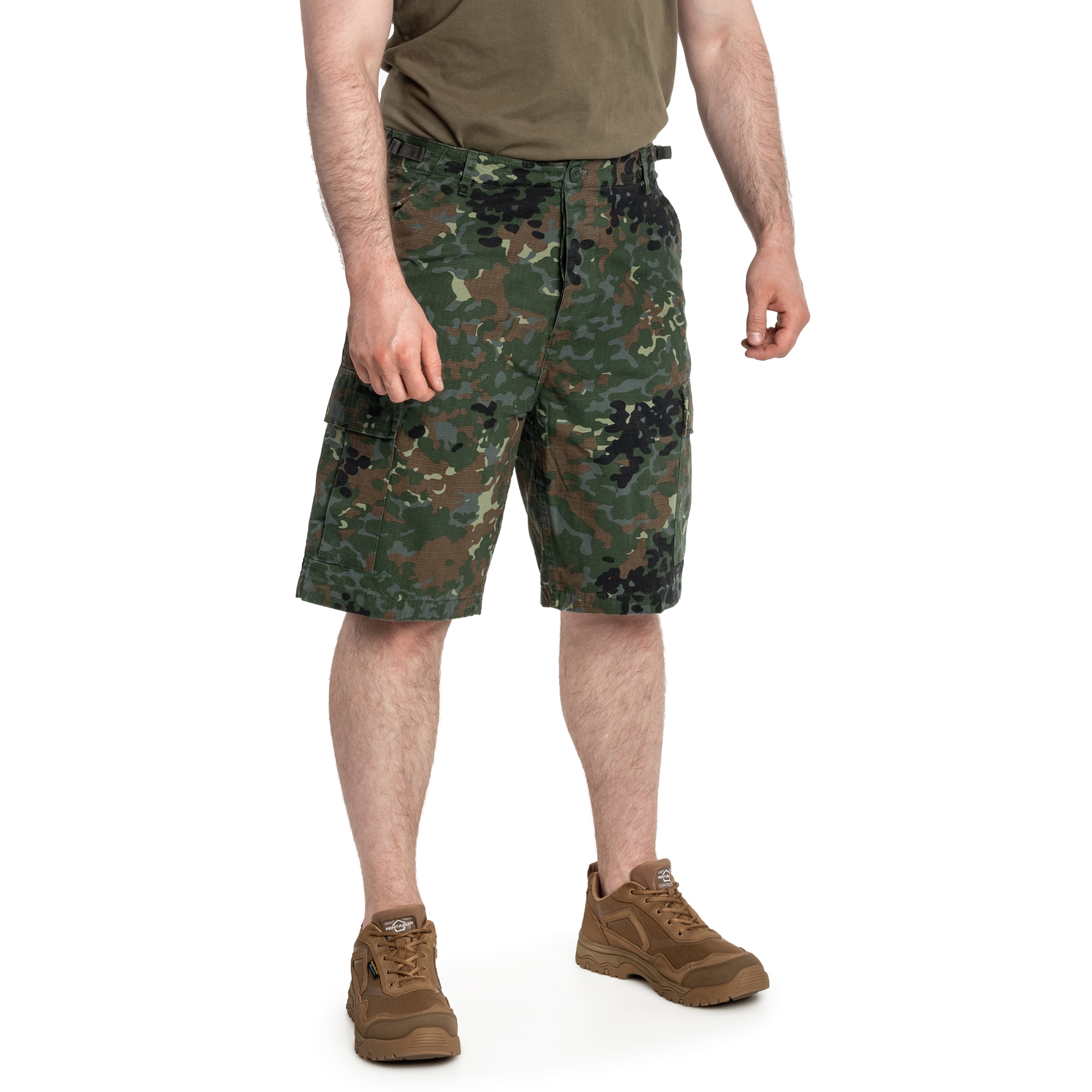 Шорти Brandit BDU Rip-Stop - Flecktarn