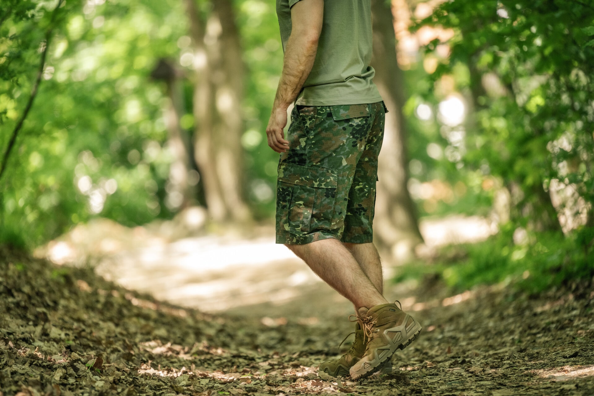Szorty Brandit BDU Rip-Stop - Flecktarn