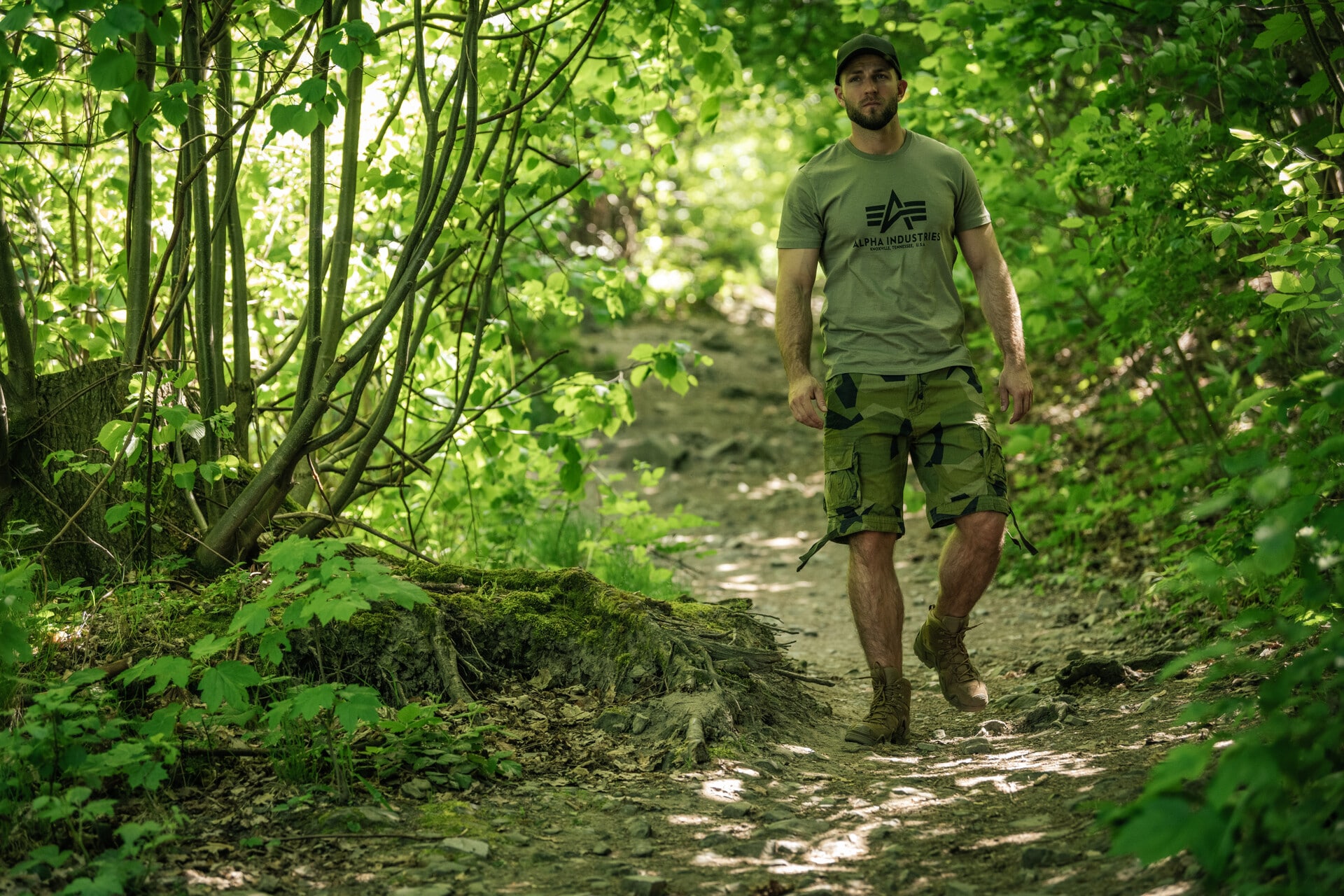 Szorty Brandit Urban Legend - Swedish Camo