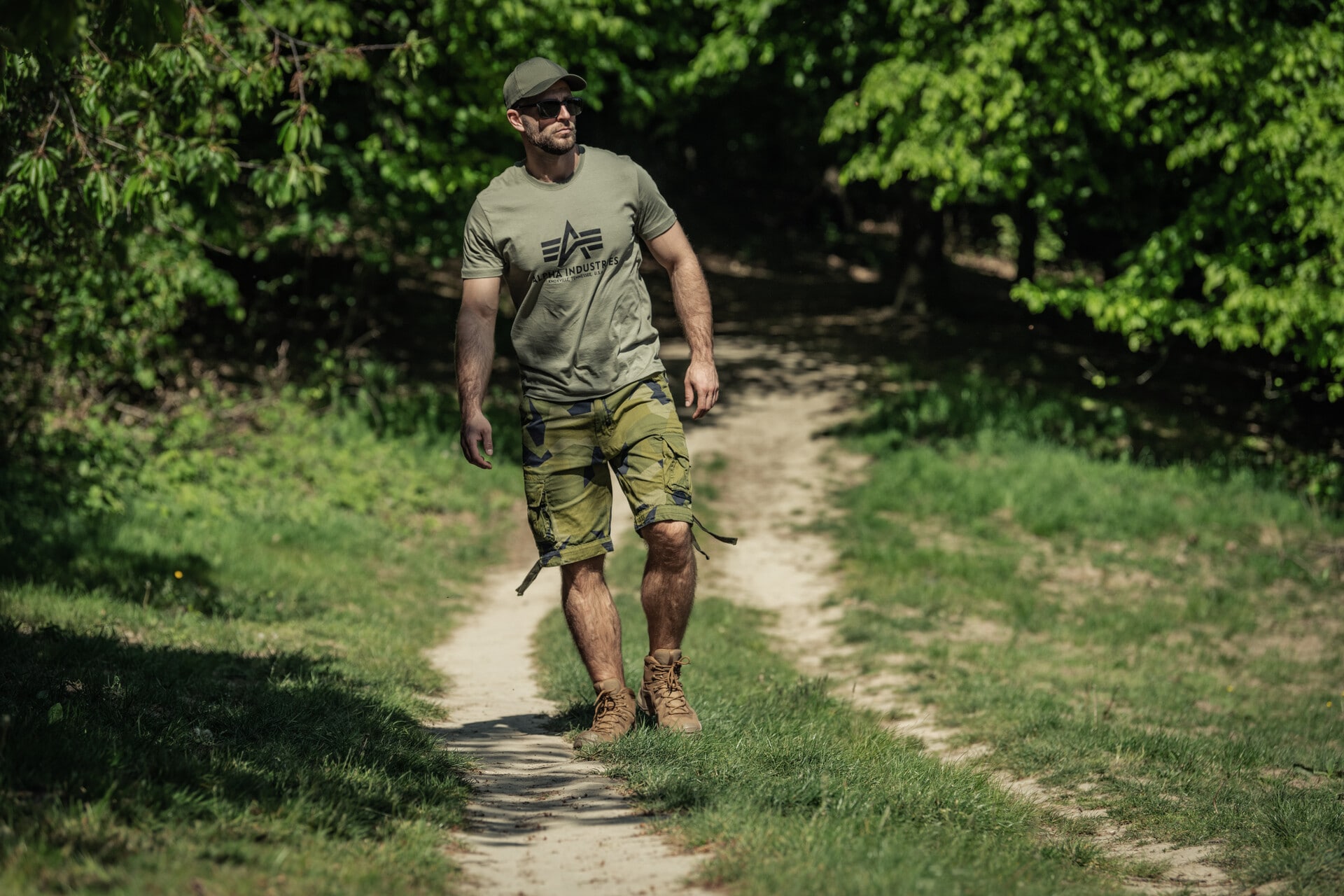Szorty Brandit Urban Legend - Swedish Camo
