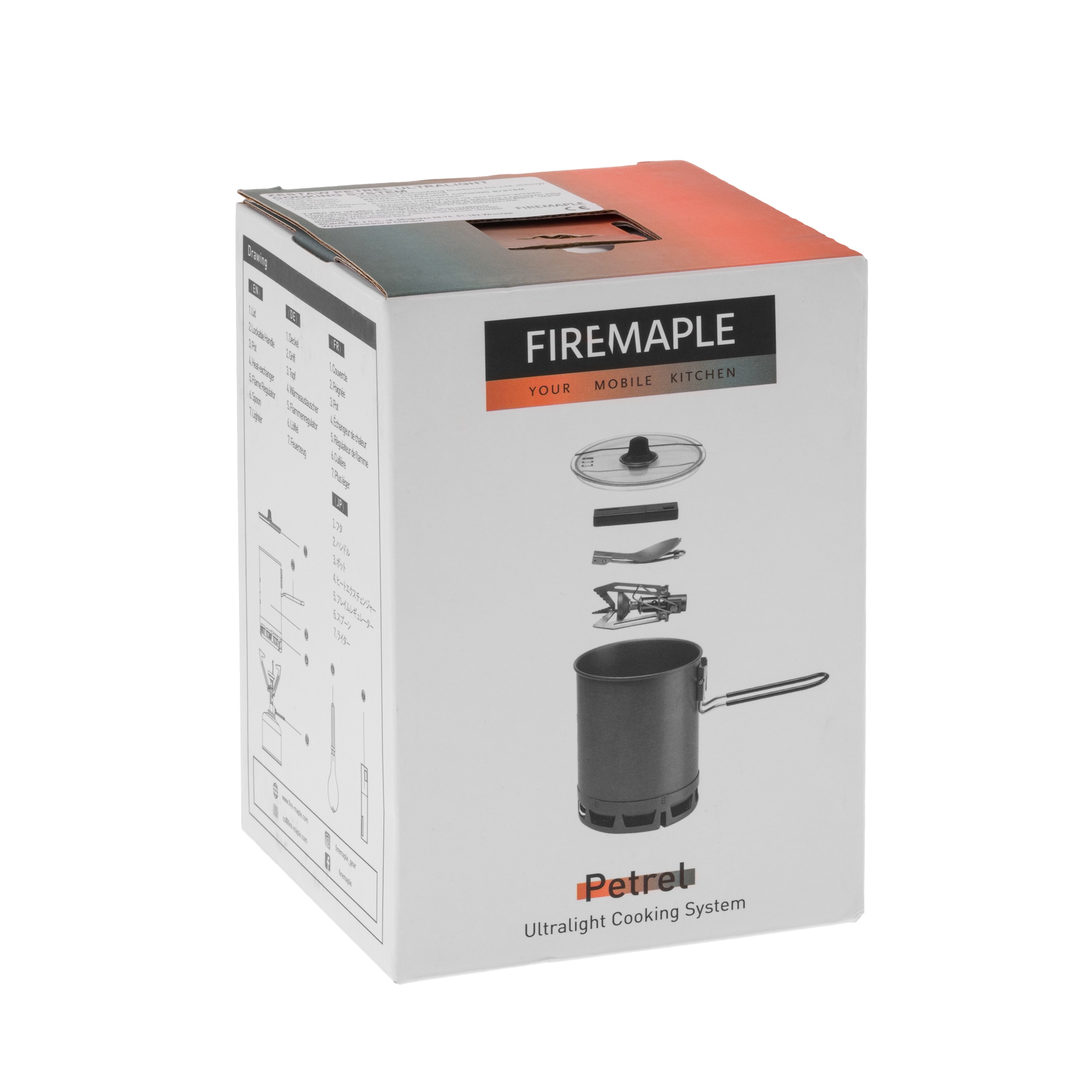 Туристичний пальник Fire Maple Petrel Ultralight Cooking System - набір